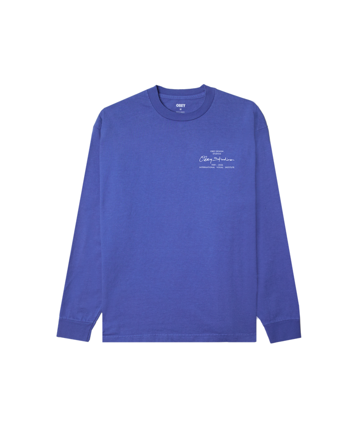 obey-institute-pigment-ls-t-shirt-pigment-electric-indigo - alternate view
