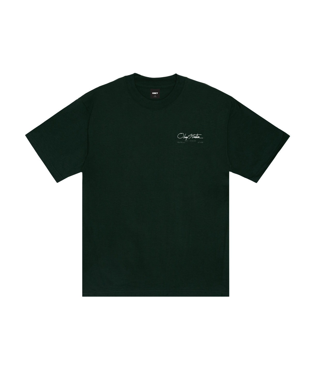 obey-studios-3-decades-heavyweight-t-shirt-forest-green