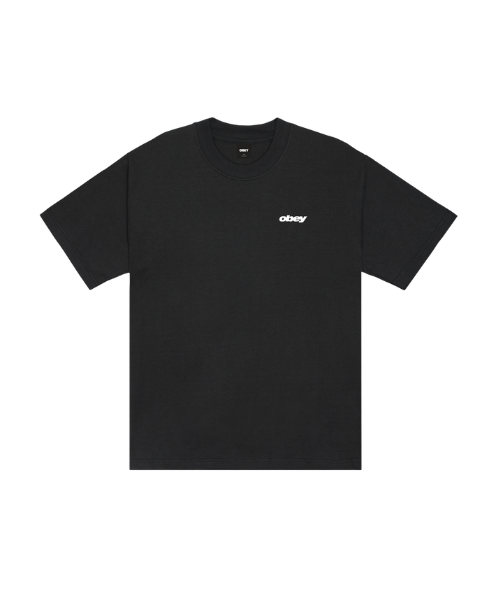 obey-shields-heavyweight-t-shirt-vintage-black - alternate view