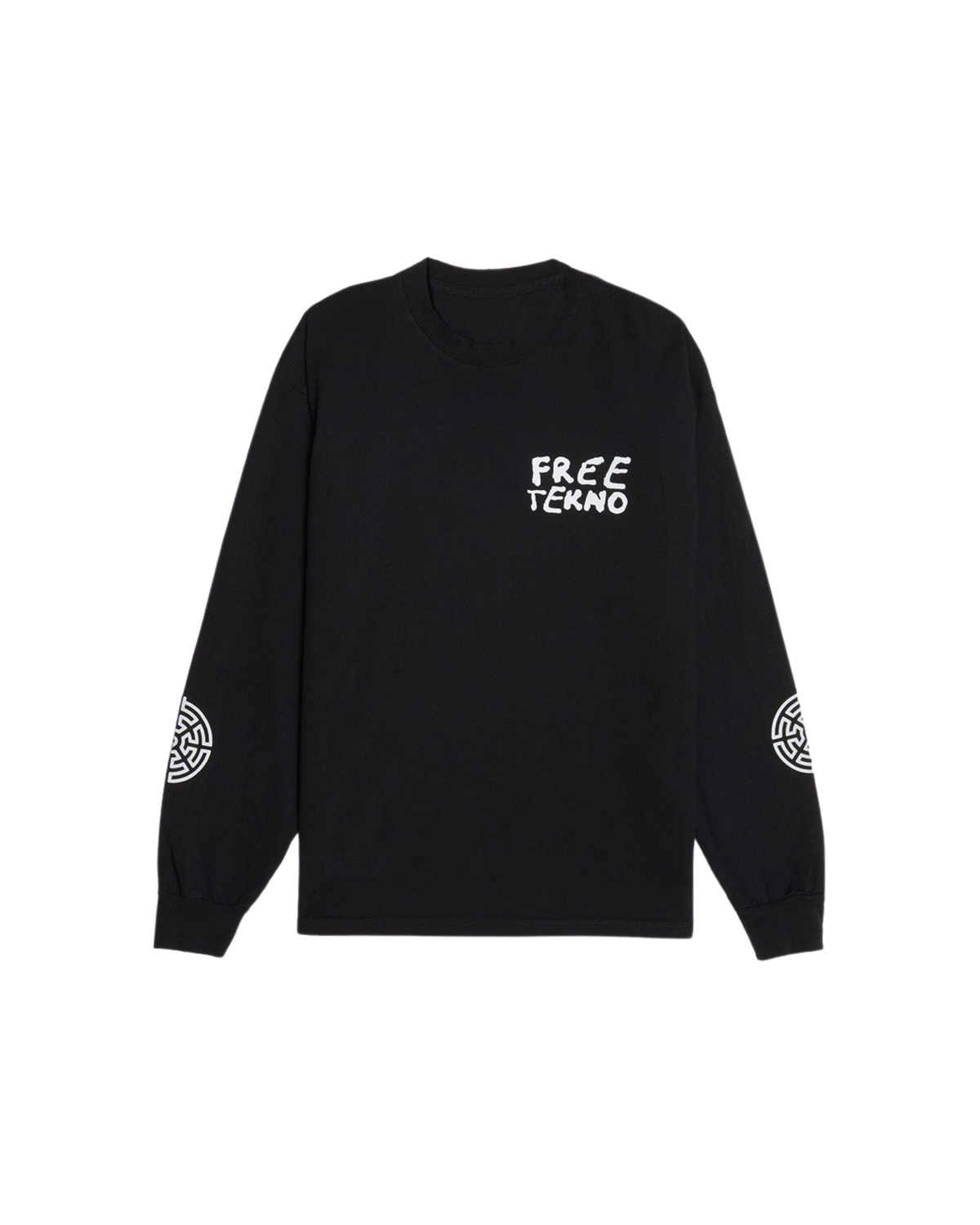 OBEY x FREE TEKNO HEAVYWEIGHT LS CLASSIC T-SHIRT Black