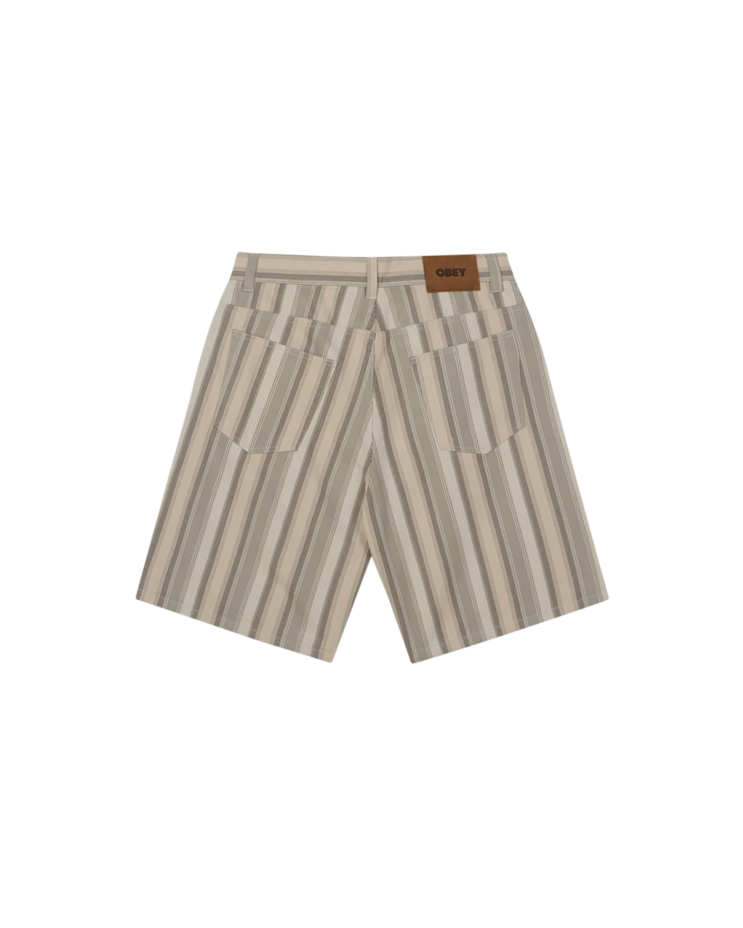 BAJA STRIPE BAGGY DENIM SHORT (zoomed)