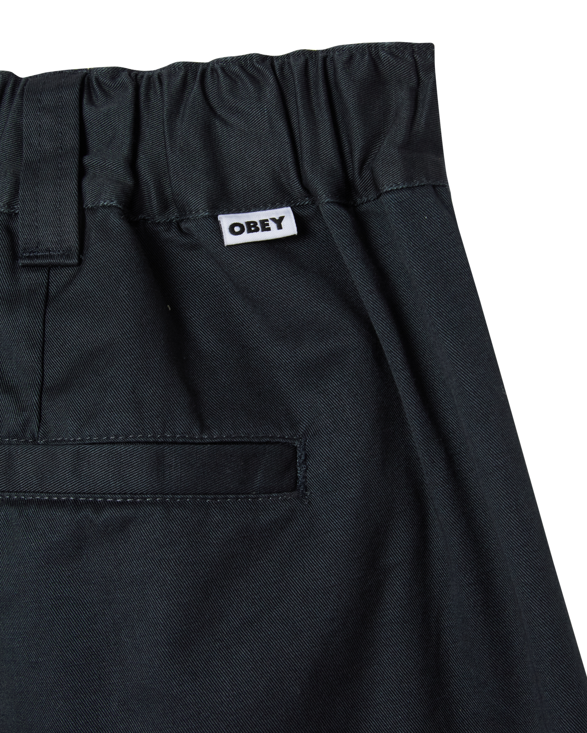 obey-foster-pleated-short-black