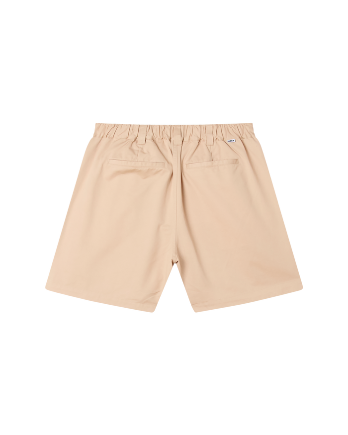 obey-foster-pleated-short-cement - alternate view