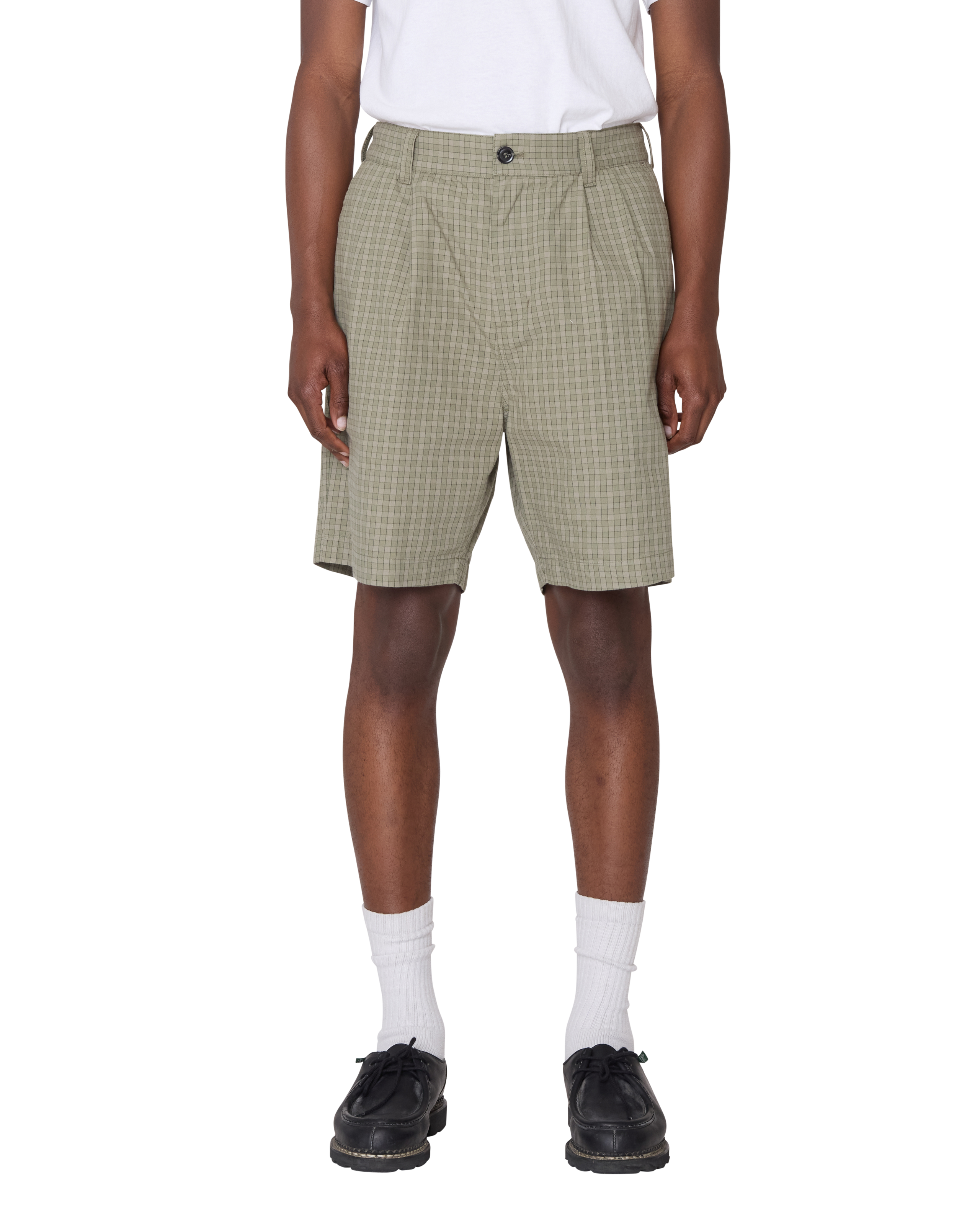 obey-coen-pleated-plaid-short-birch-multi (zoomed)