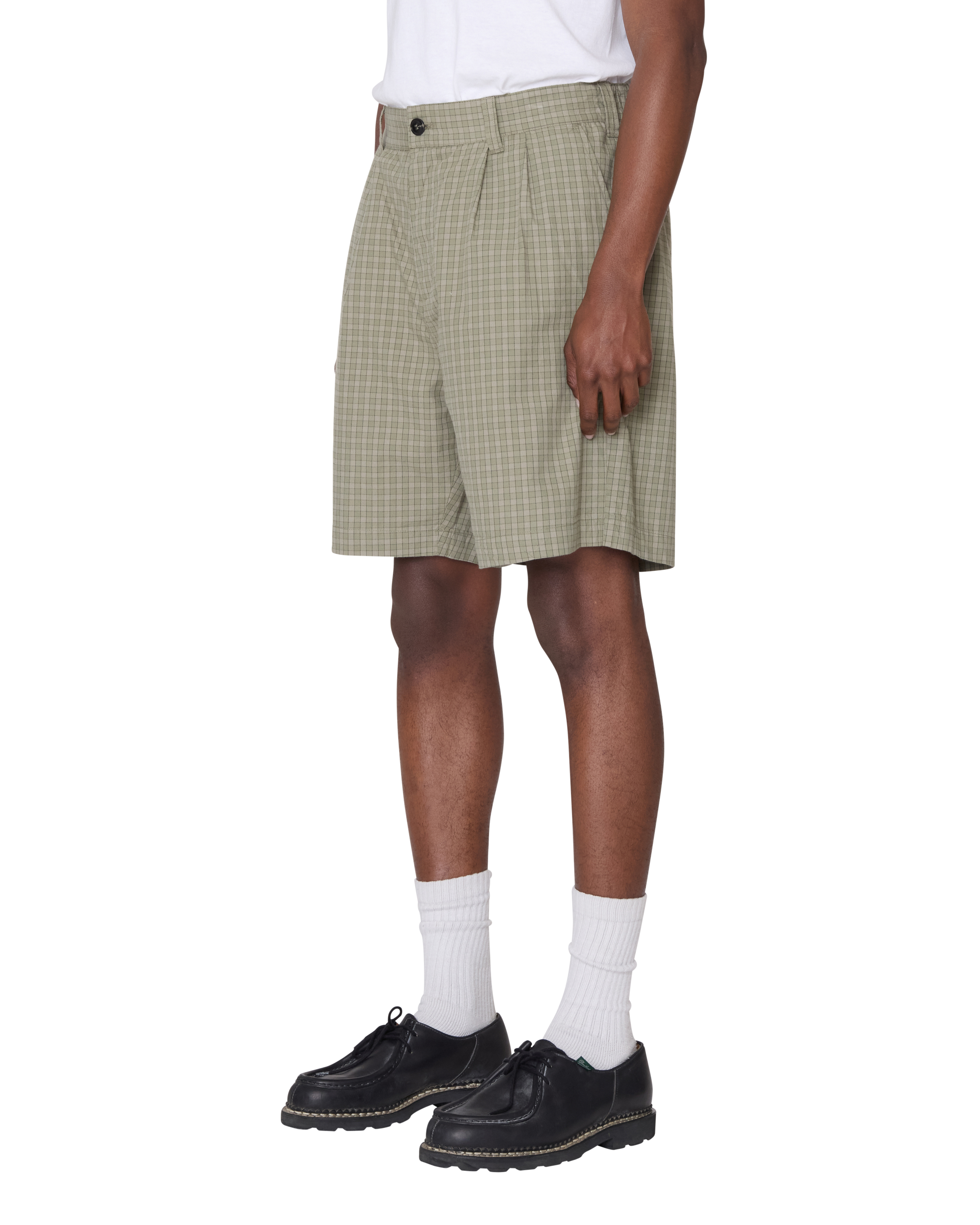 obey-coen-pleated-plaid-short-birch-multi (zoomed)