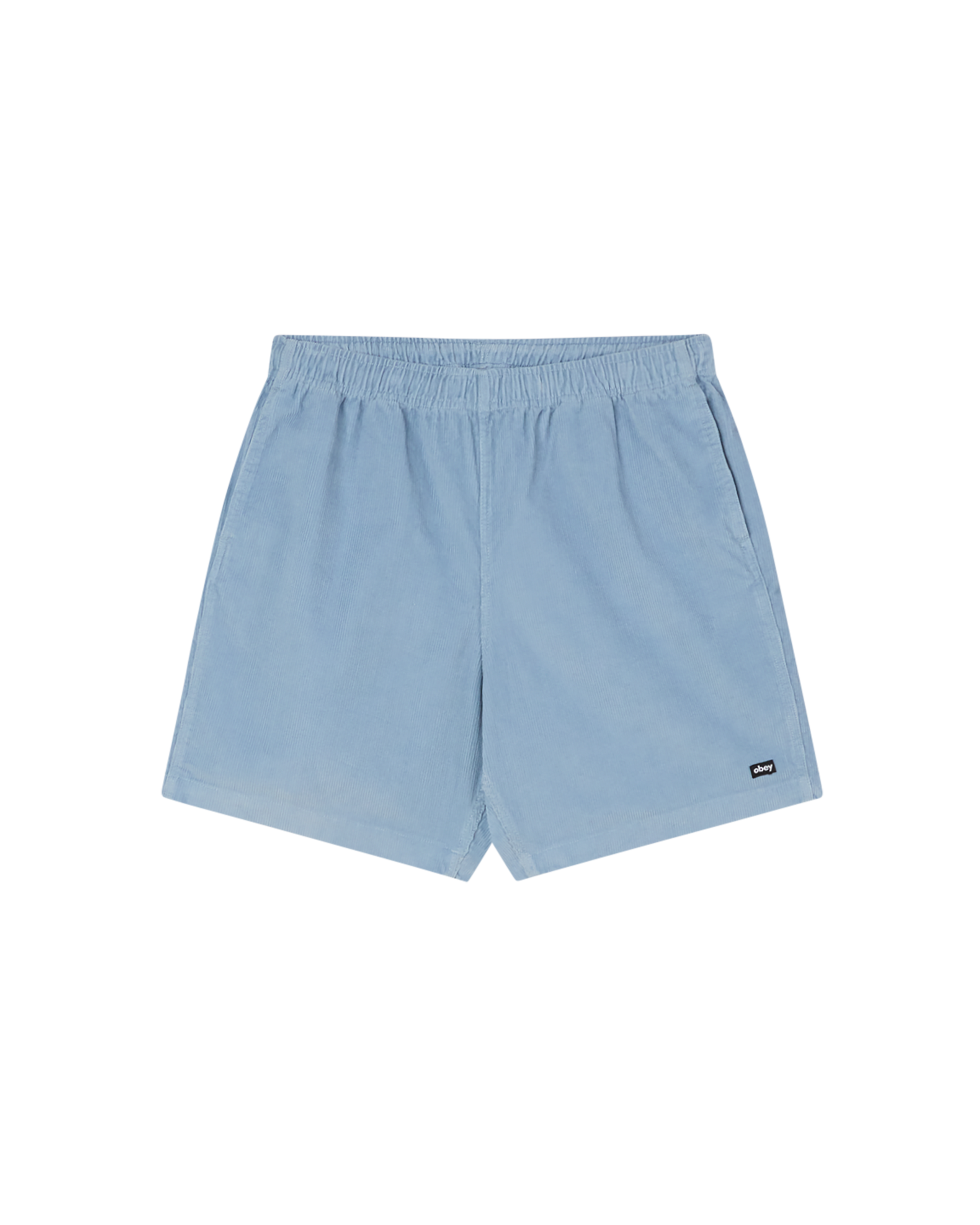 obey easy pulp corduroy short good grey faded wash (zoomed)