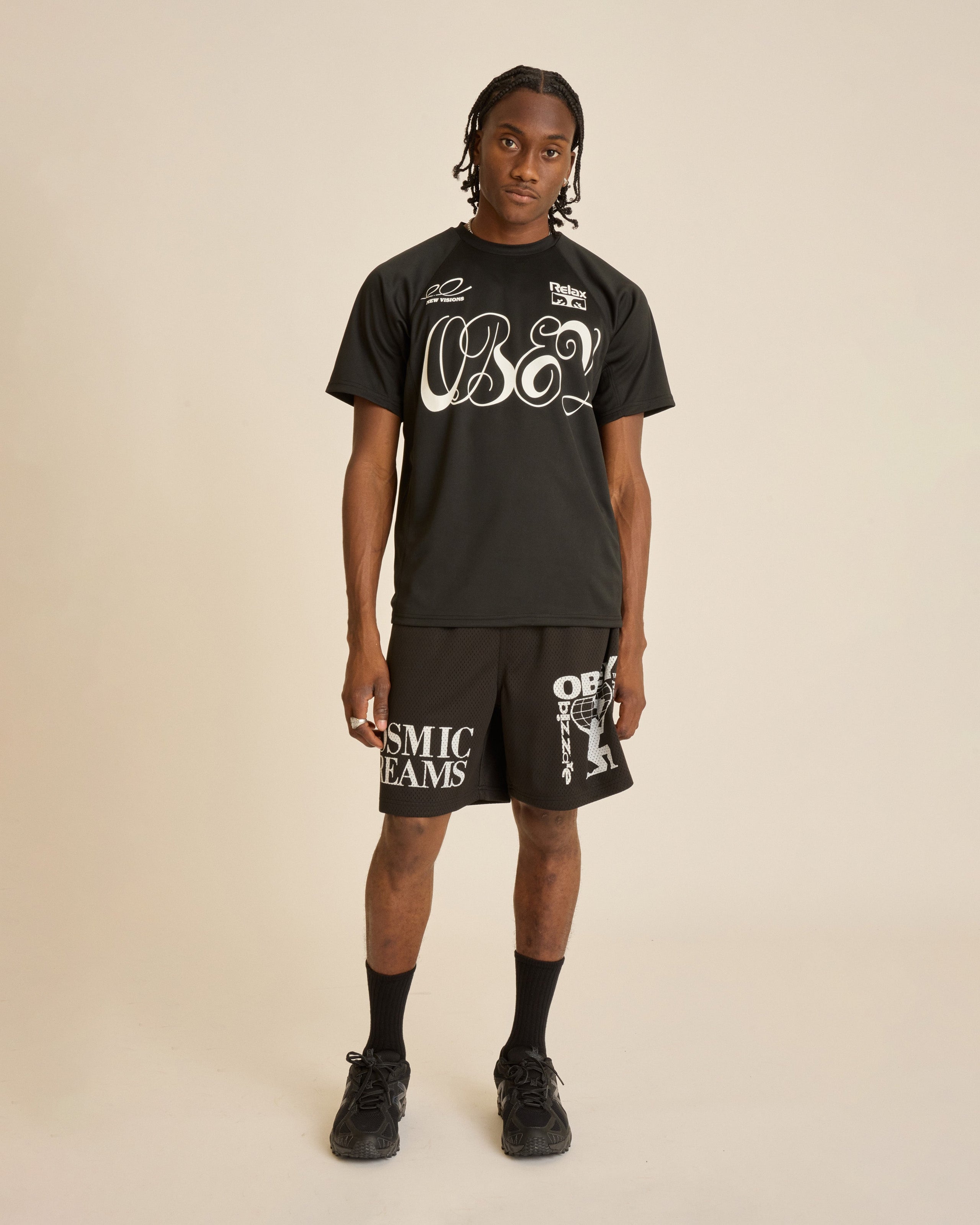 EASY COSMIC DREAMS MESH SHORT (zoomed)