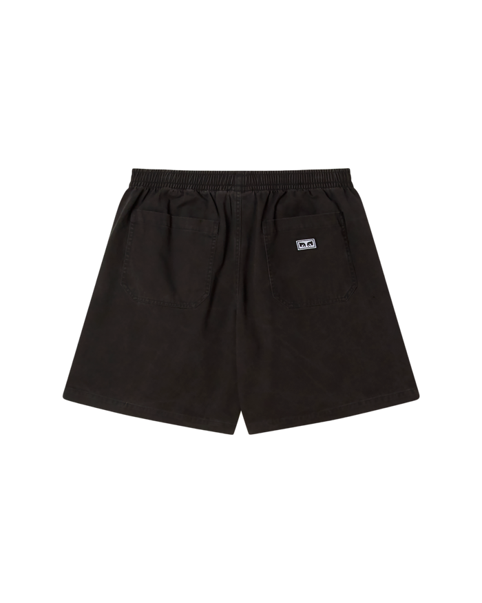 obey-theo-easy-short-black-faded-wash - alternate view