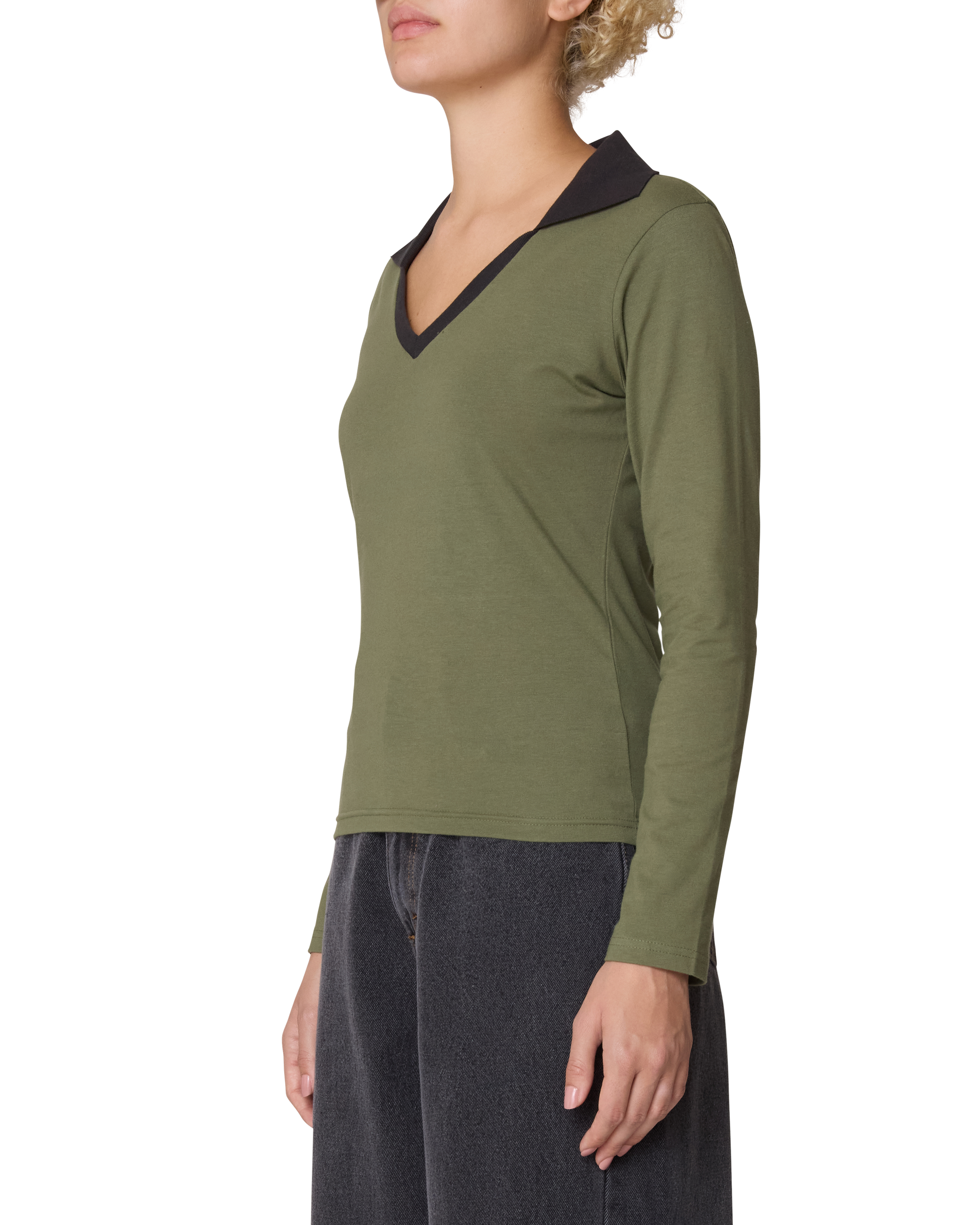 obey-medea-collared-ls-polo-olive (zoomed)