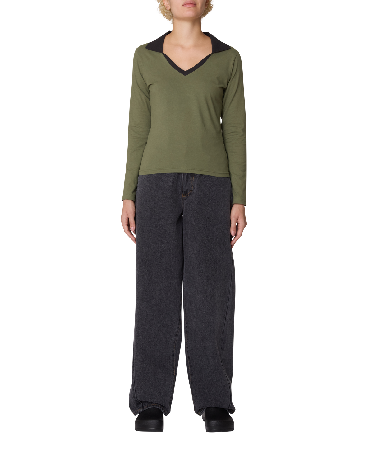 obey-medea-collared-ls-polo-olive