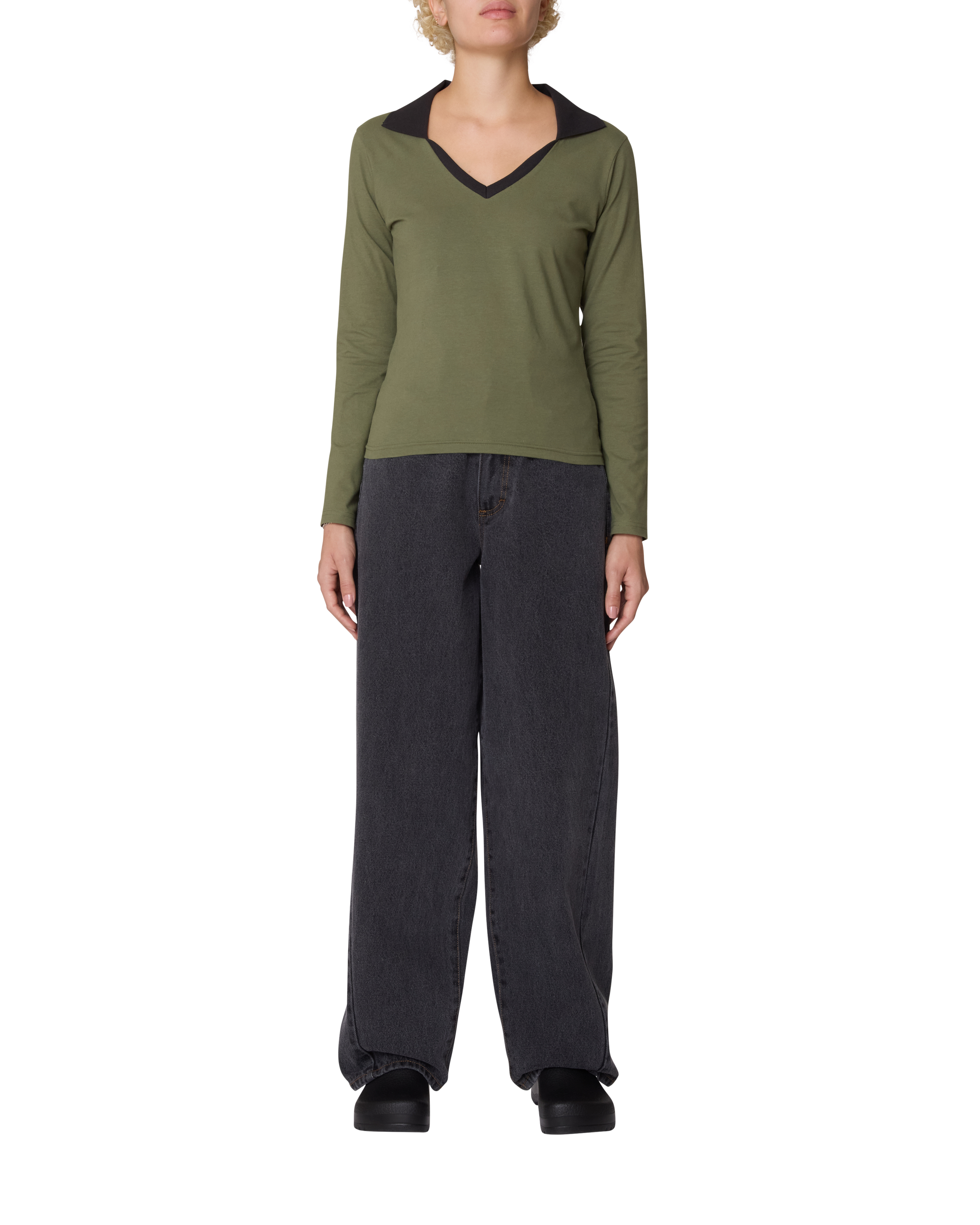 obey-medea-collared-ls-polo-olive (zoomed)