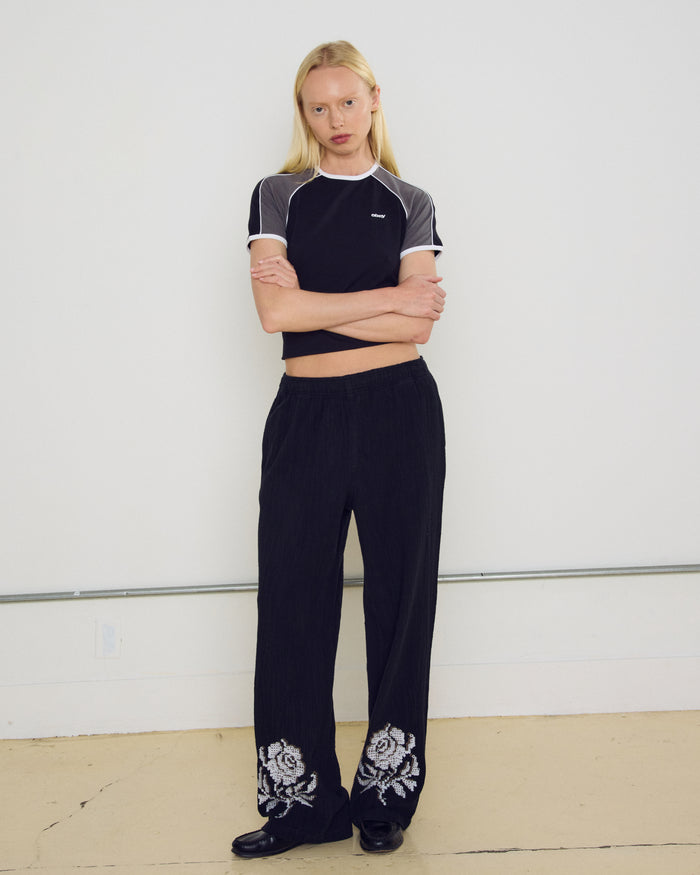 ROSES EMBELLISHED PANT - alternate view
