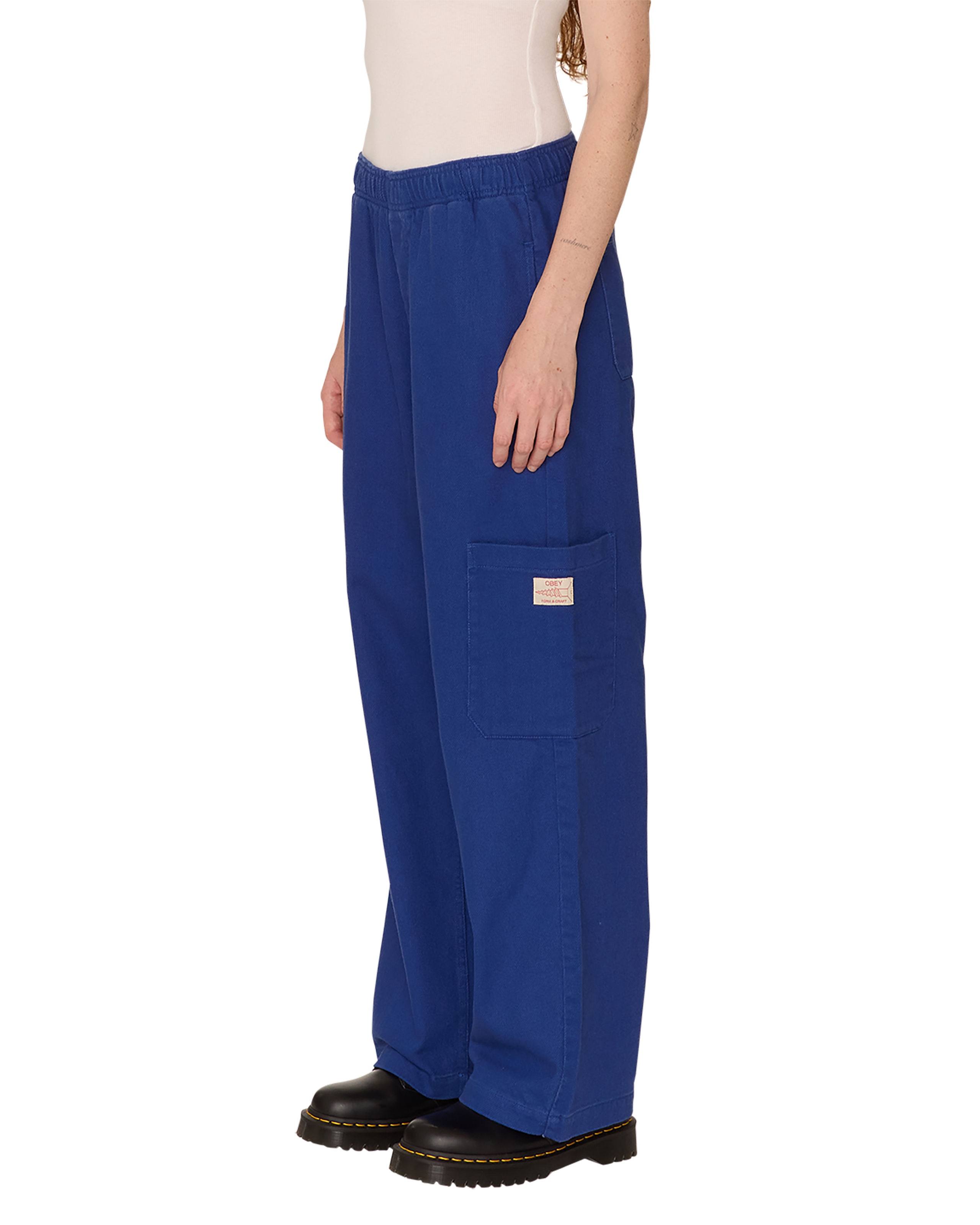 obey primal cargo pant deep blue (zoomed)