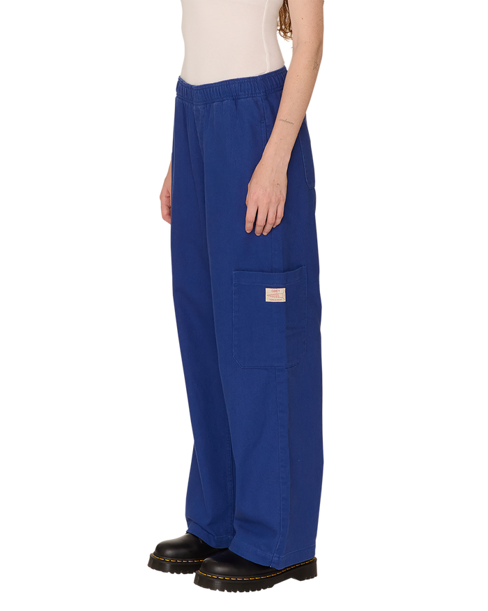 obey primal cargo pant deep blue - alternate view