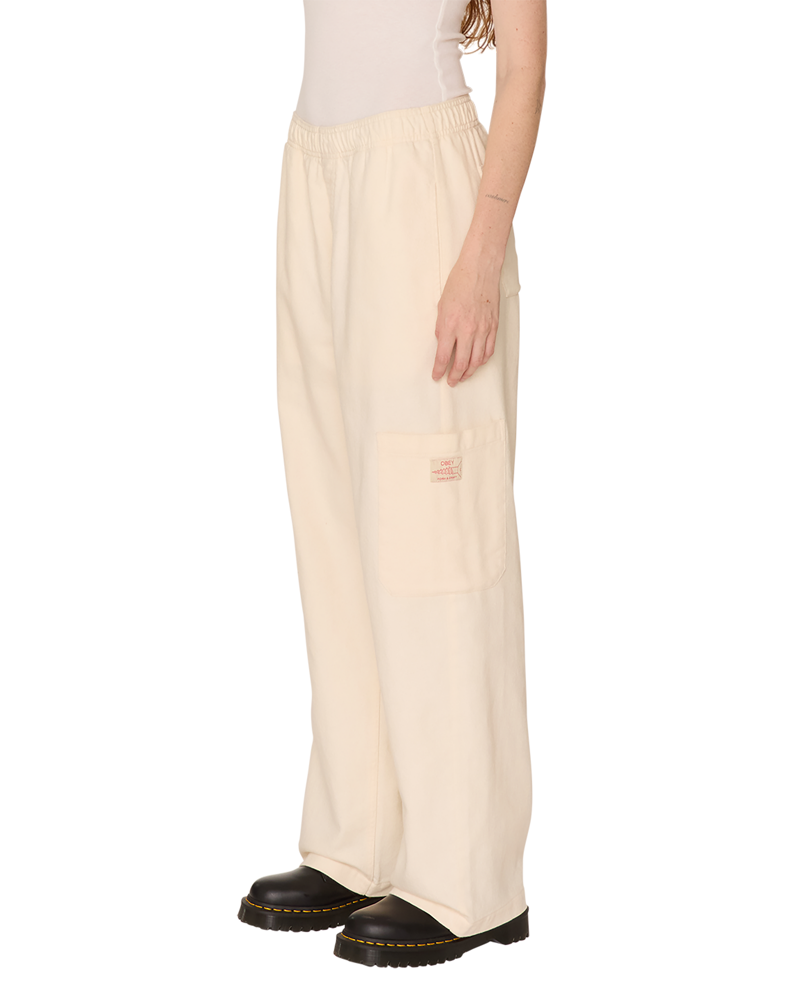 obey primal cargo pant tofu (zoomed)