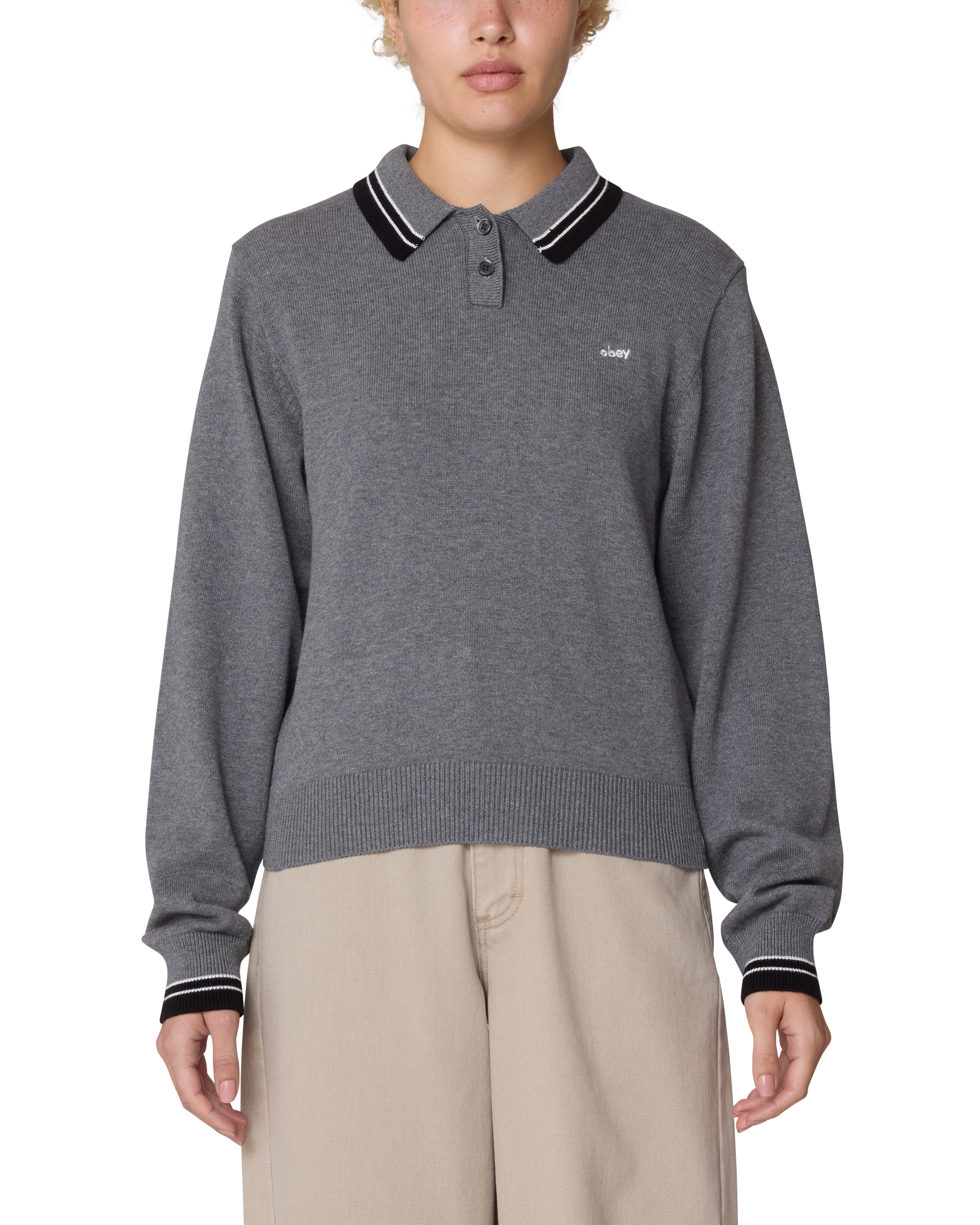 GOALIE POLO SWEATER (zoomed)