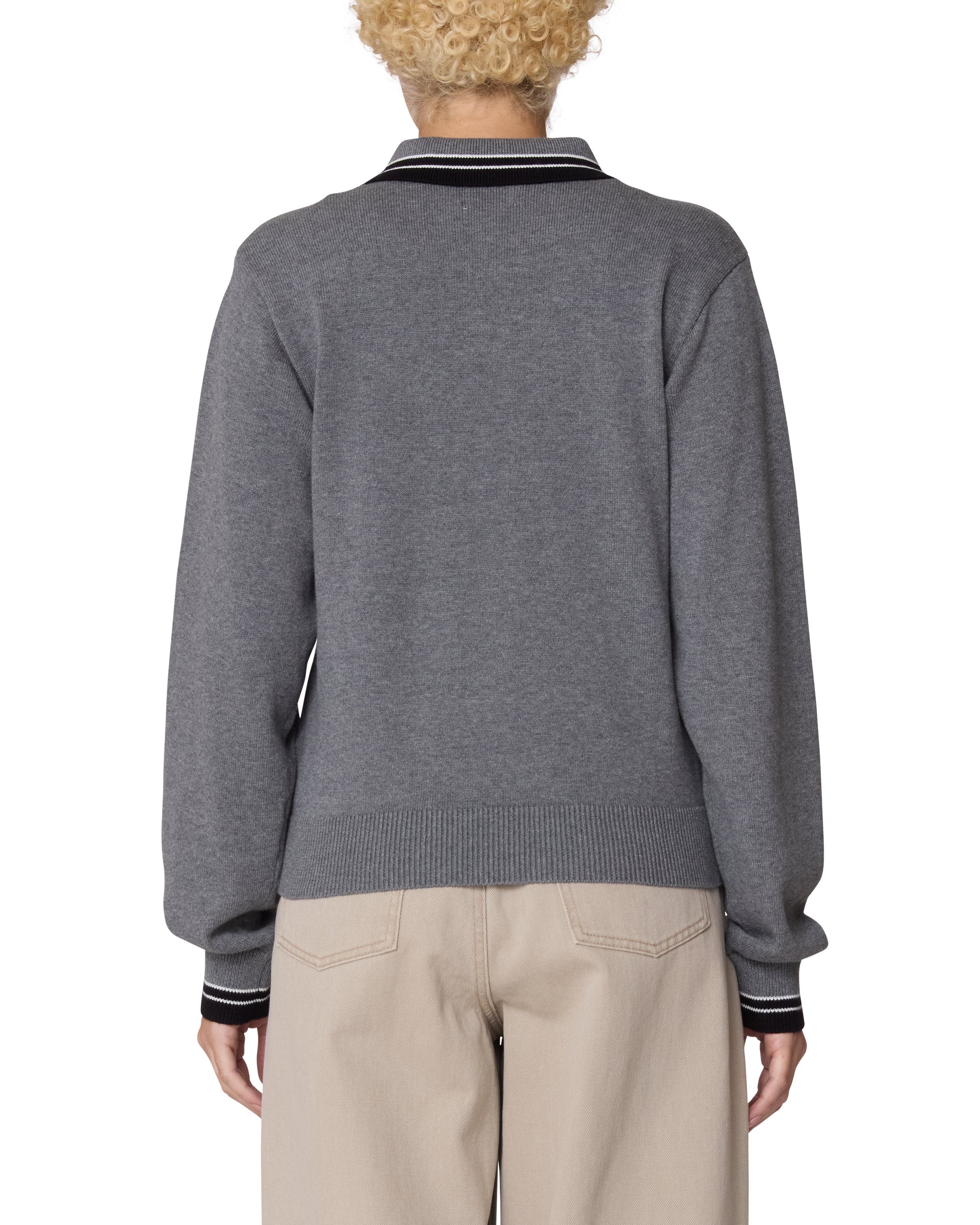 GOALIE POLO SWEATER (zoomed)