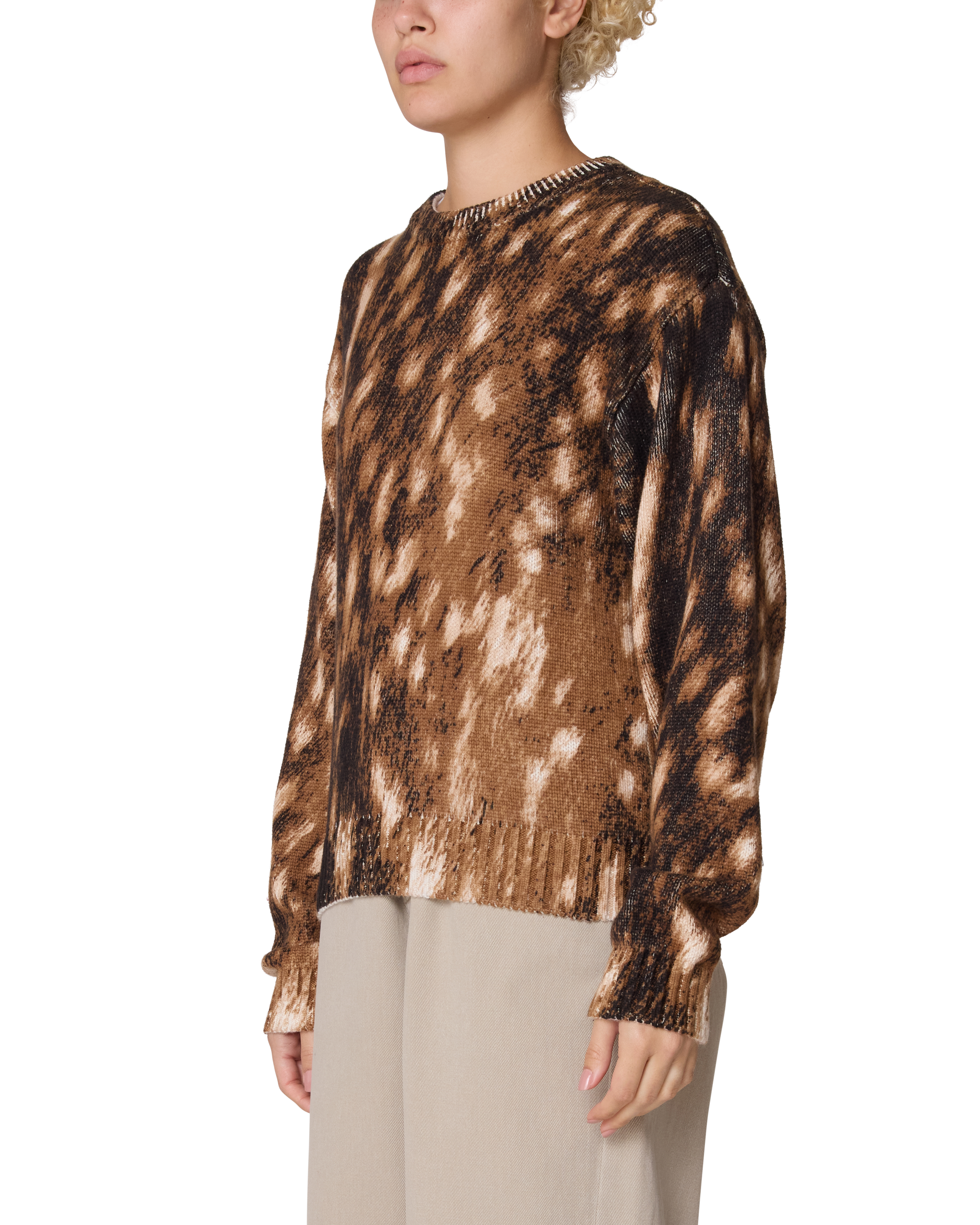 FAWN CREW SWEATER (zoomed)