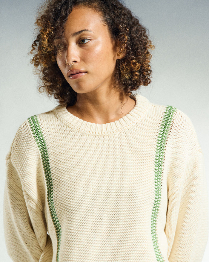 MEND STITCH CREW SWEATER - alternate view