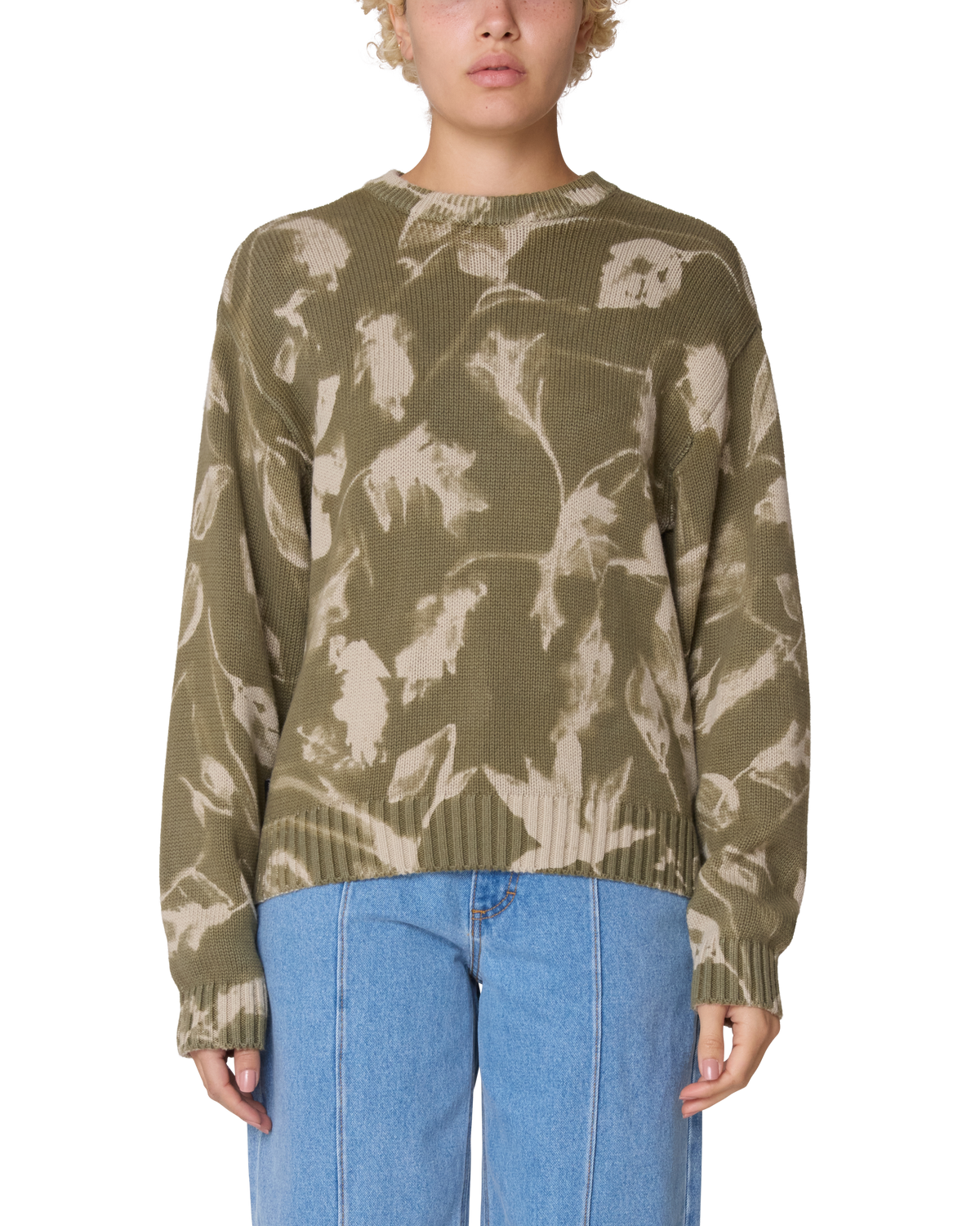 obey-leaves-crew-sweater-olive-multi