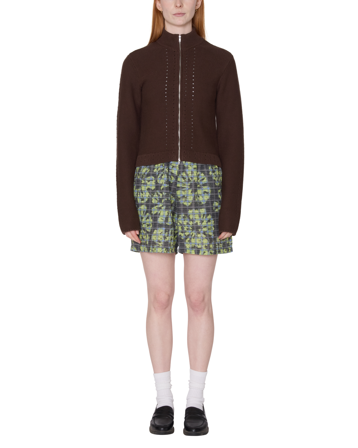 obey-meredith-mock-zip-sweater-chocolate