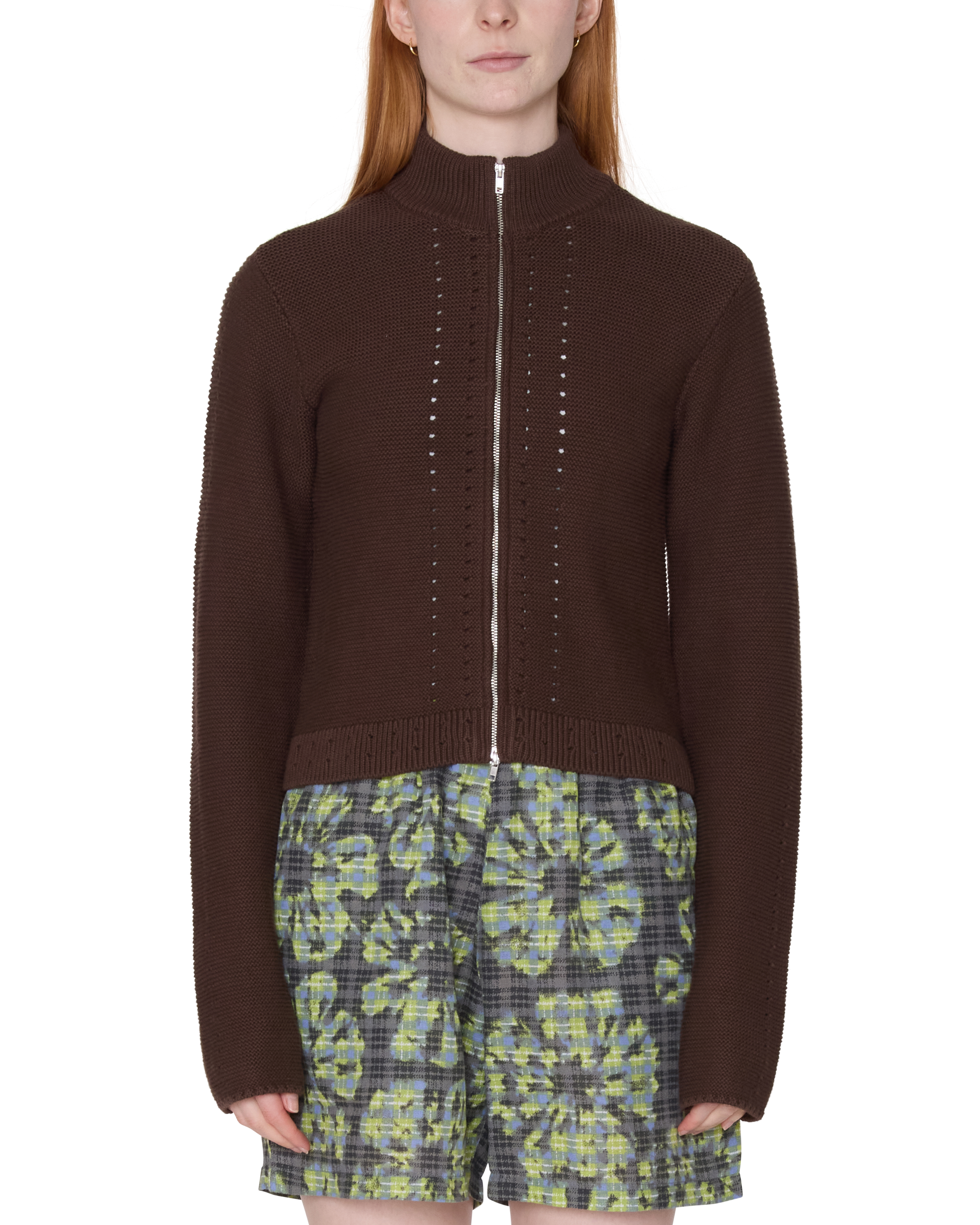 obey-meredith-mock-zip-sweater-chocolate (zoomed)