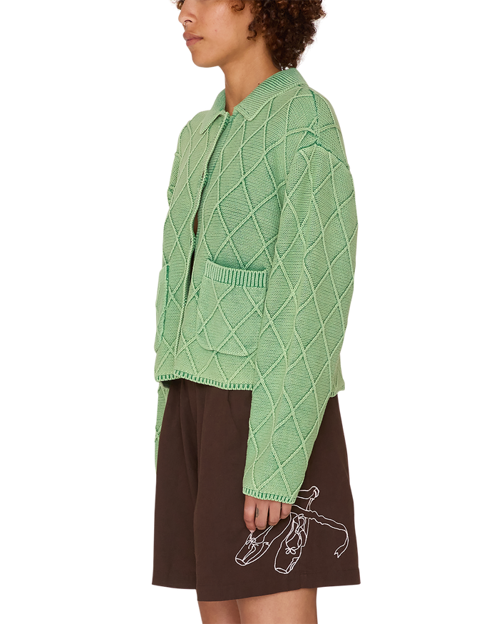 obey sweet marie sweater green - alternate view