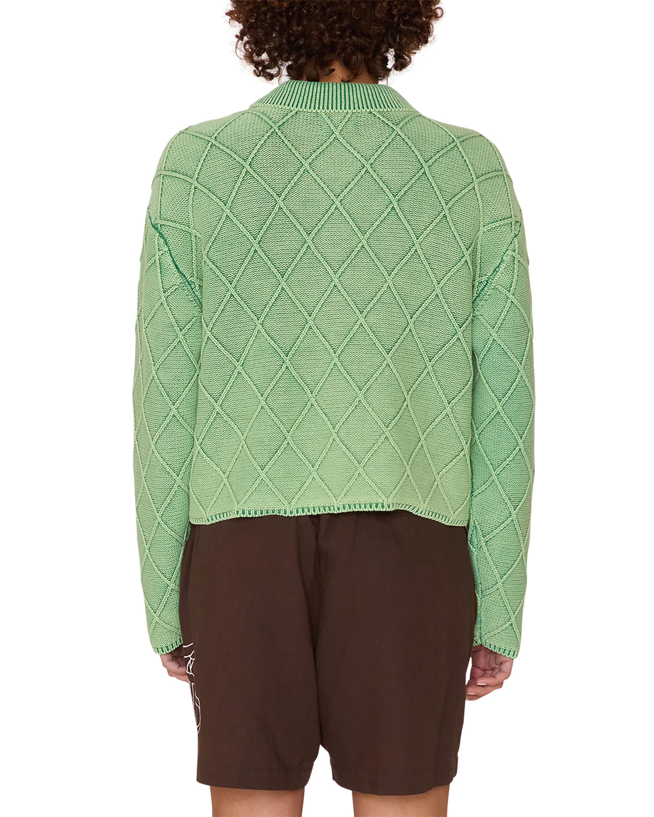 obey sweet marie sweater green (zoomed)
