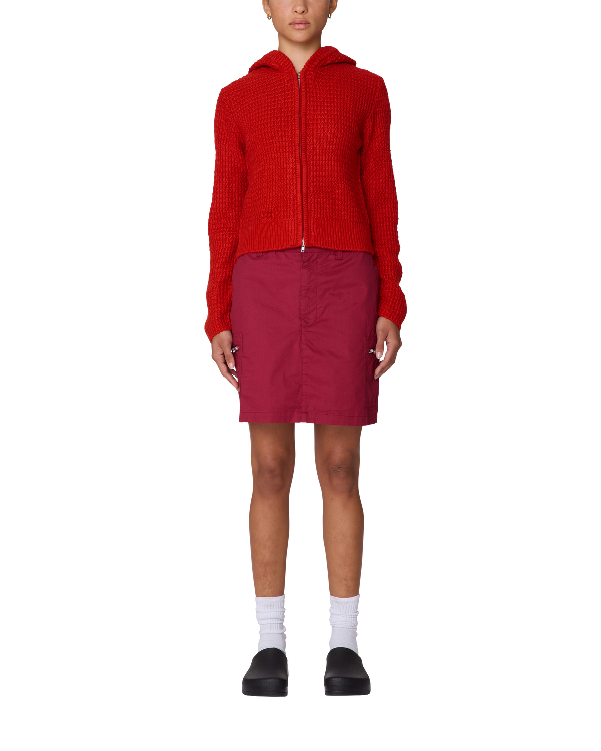 obey-glenda-hood-zip-sweater-tomato