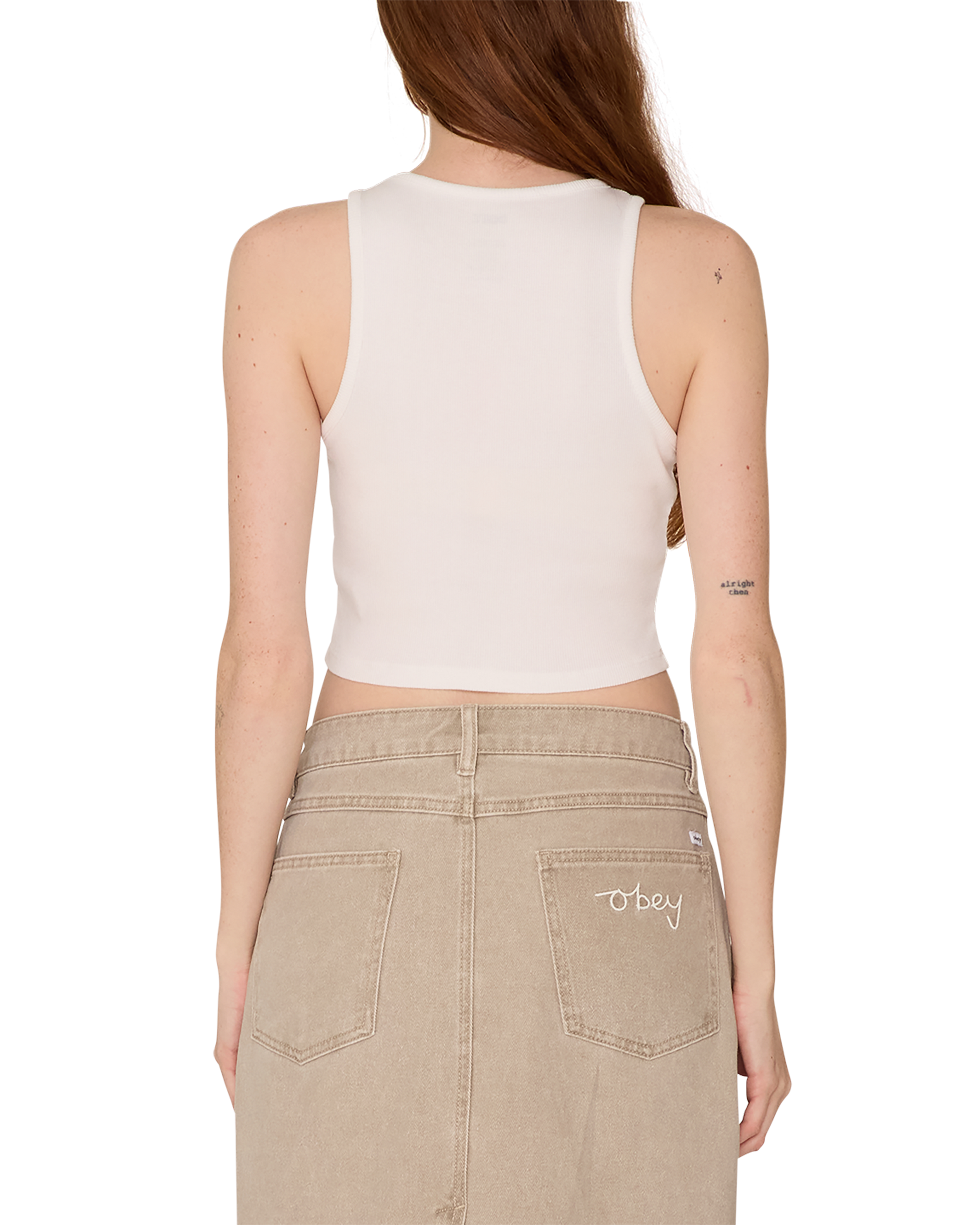 obey sprinkled megan tank white (zoomed)