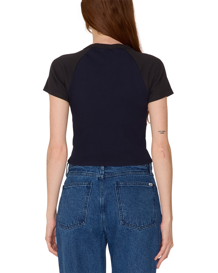 obey speed demons stevie t shirt black iris - alternate view