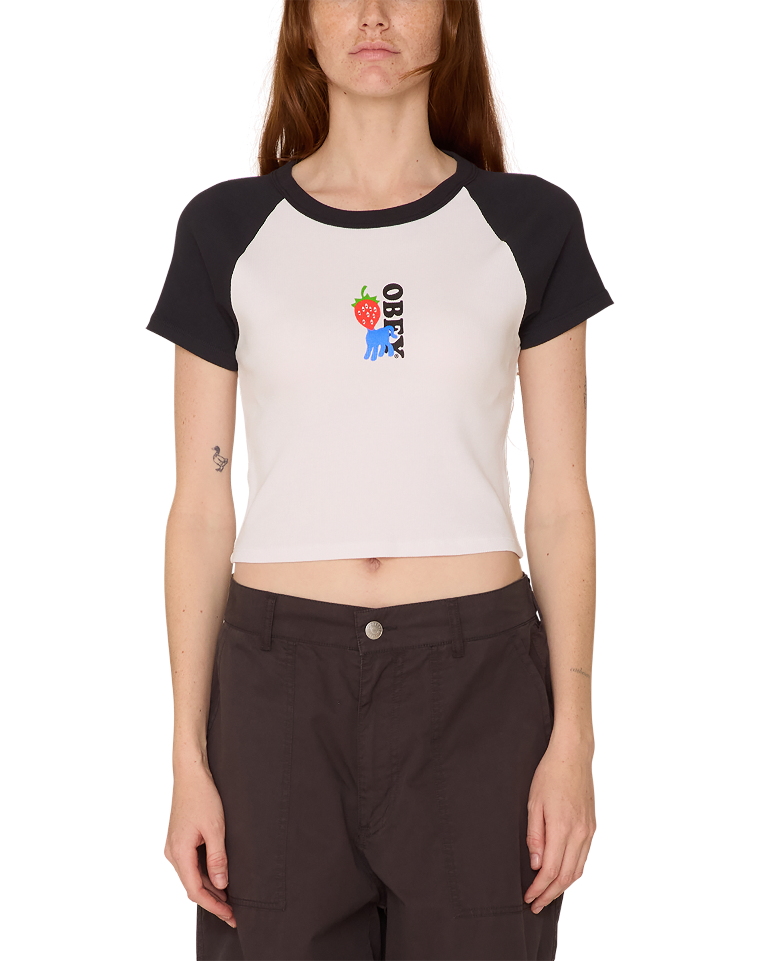 STRAWBERRY EYES STEVIE T-SHIRT (zoomed)