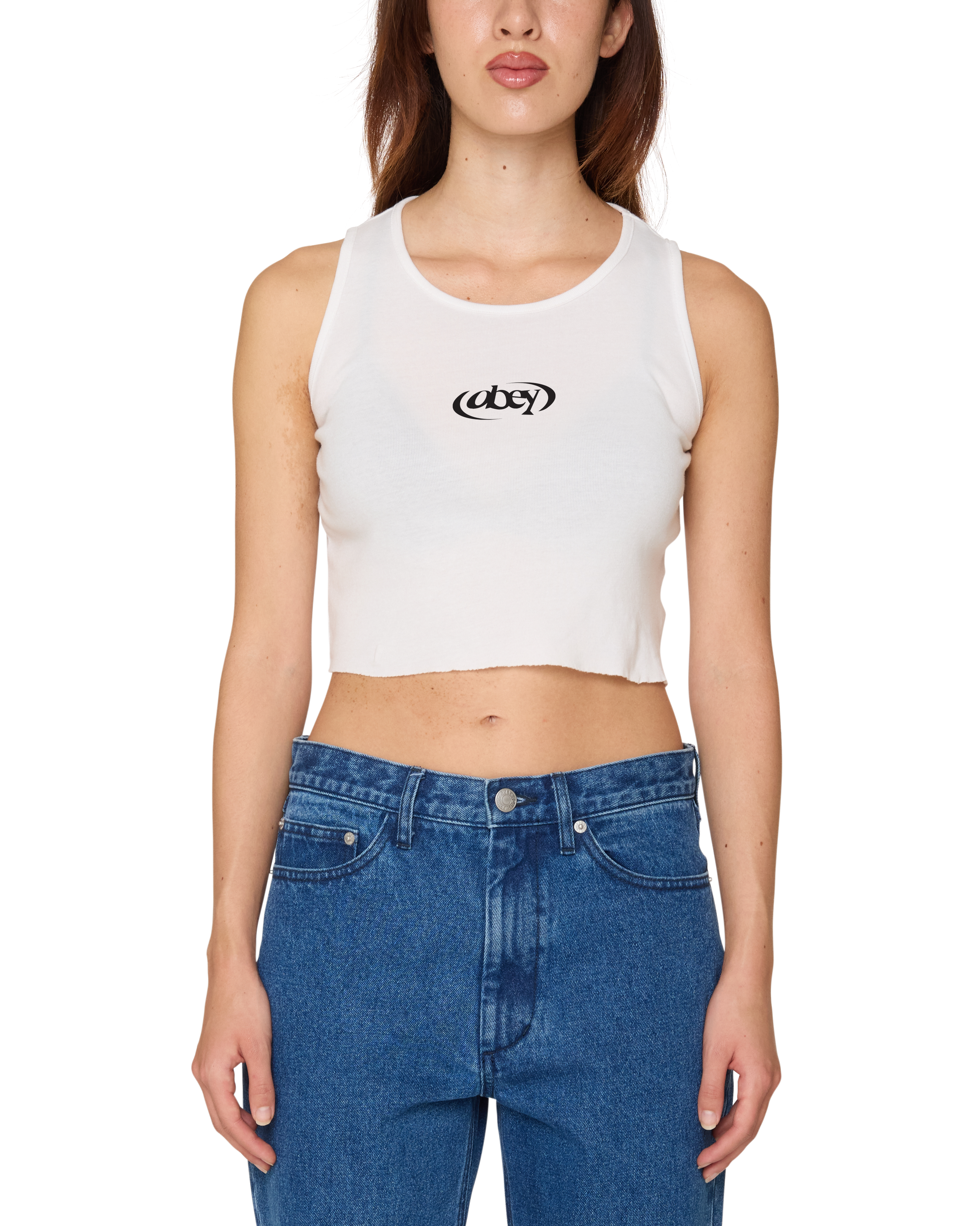 PLANET MORGAN RAW EDGE RIB TANK