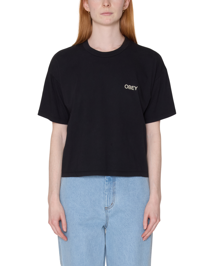 obey-nouveau-angel-row-t-shirt-digital-black - alternate view
