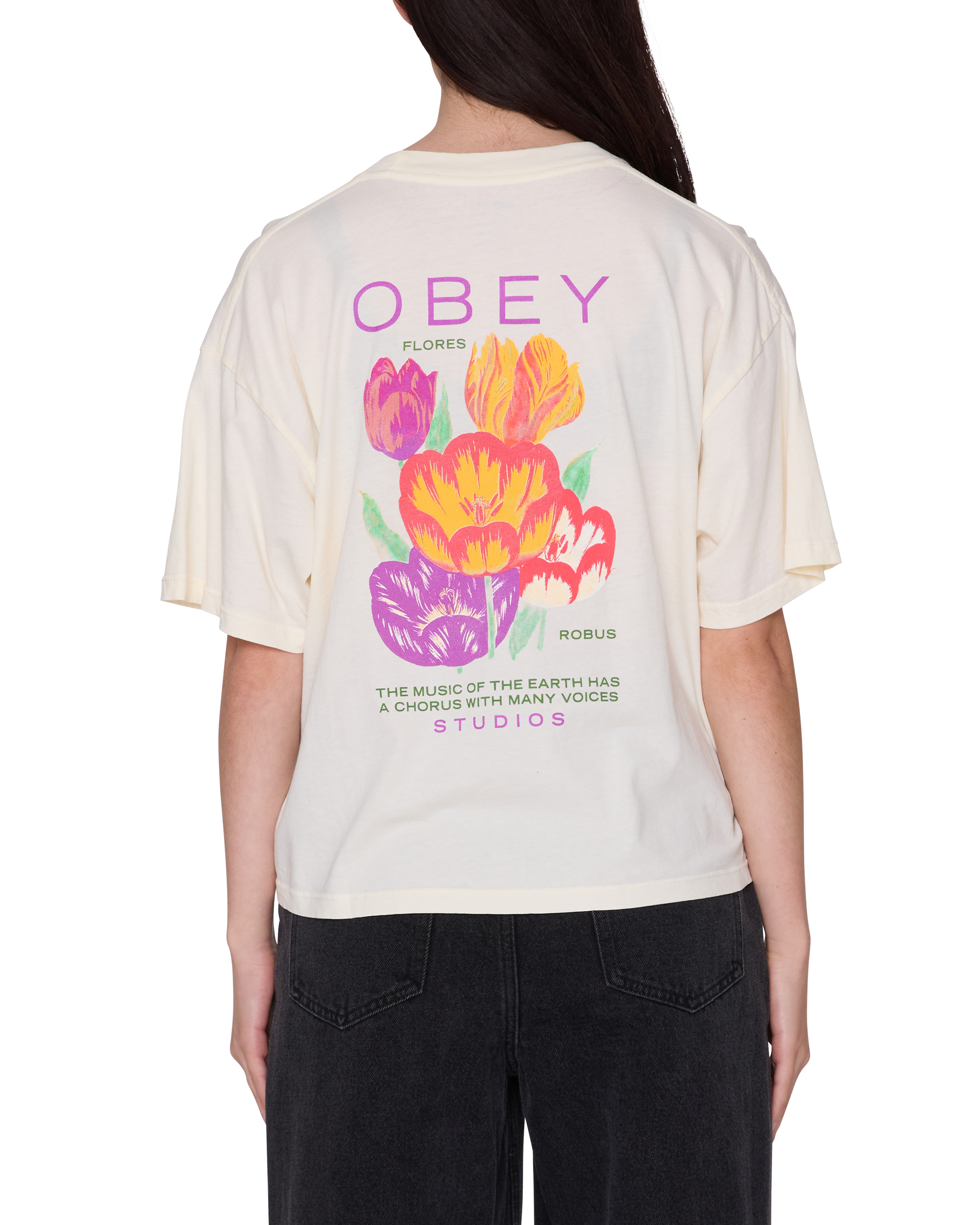 obey-flores-row-t-shirt-unbleached (zoomed)