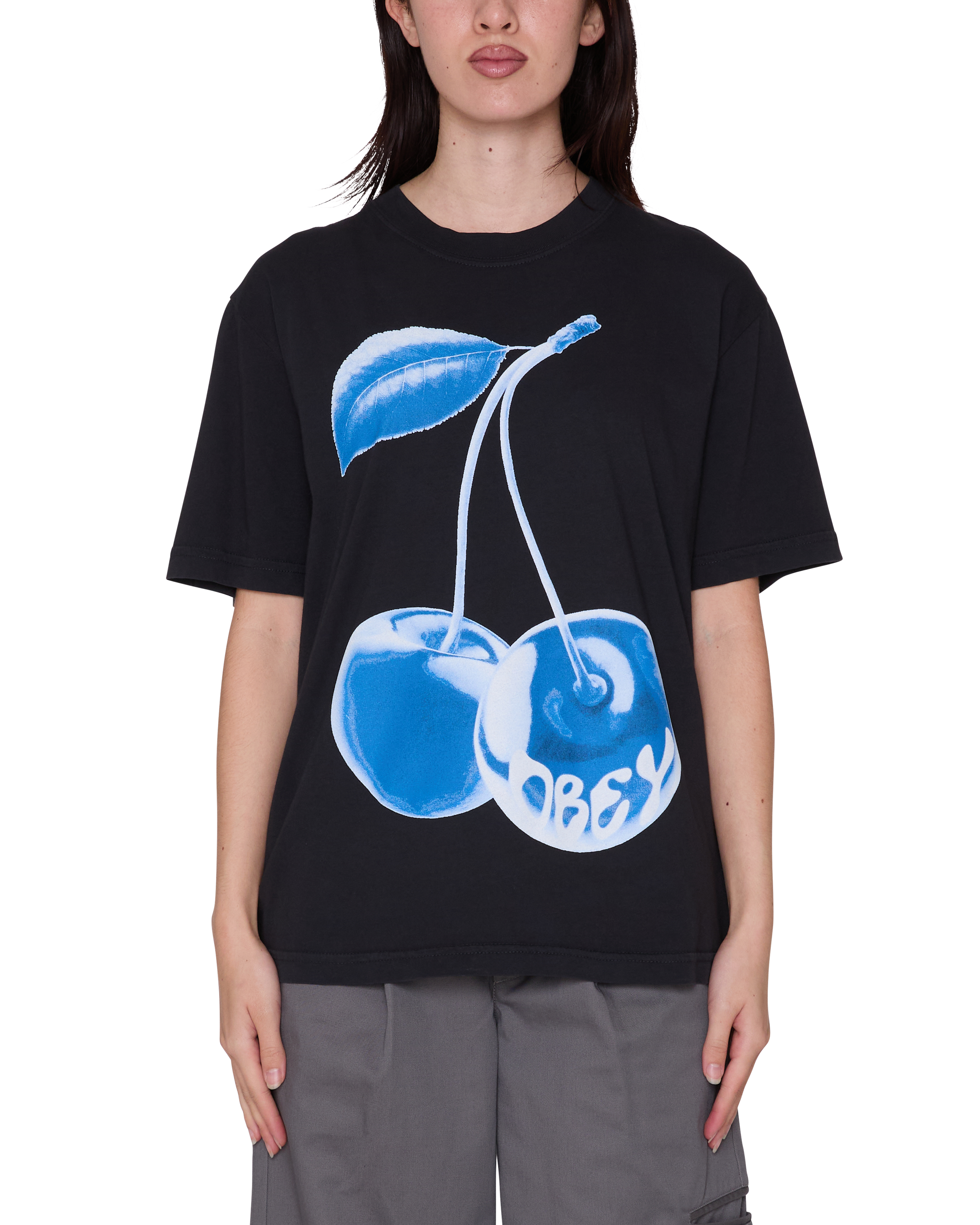 obey-blue-cherry-michelle-t-shirt-digital-black (zoomed)