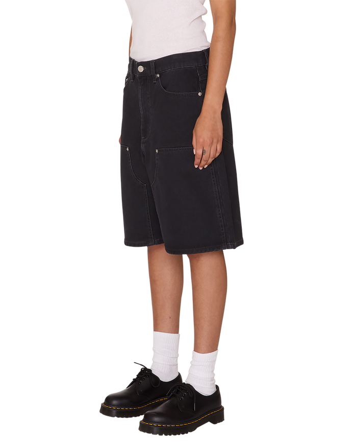 SHIFT PANEL SHORT Digital Black Faded Wash - alternate view