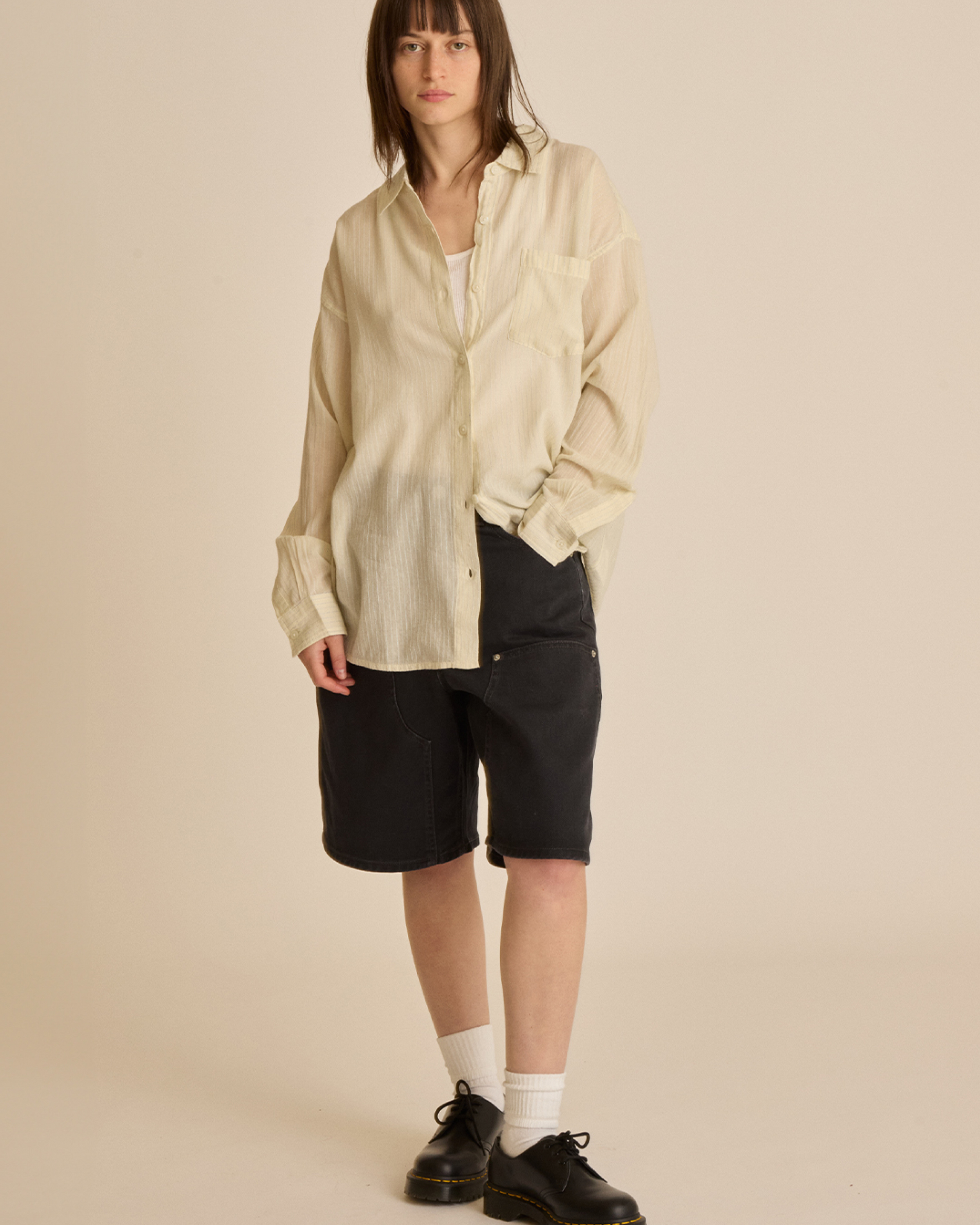 SHIFT PANEL SHORT Digital Black Faded Wash (zoomed)