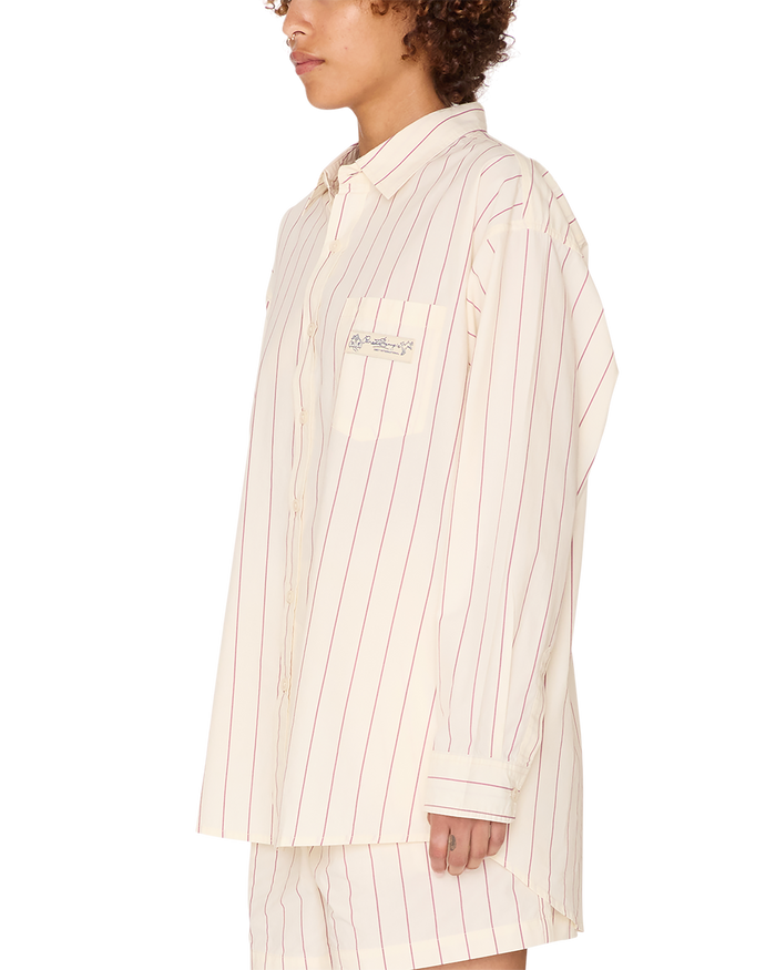 obey primavera stripe shirt tofu multi - alternate view