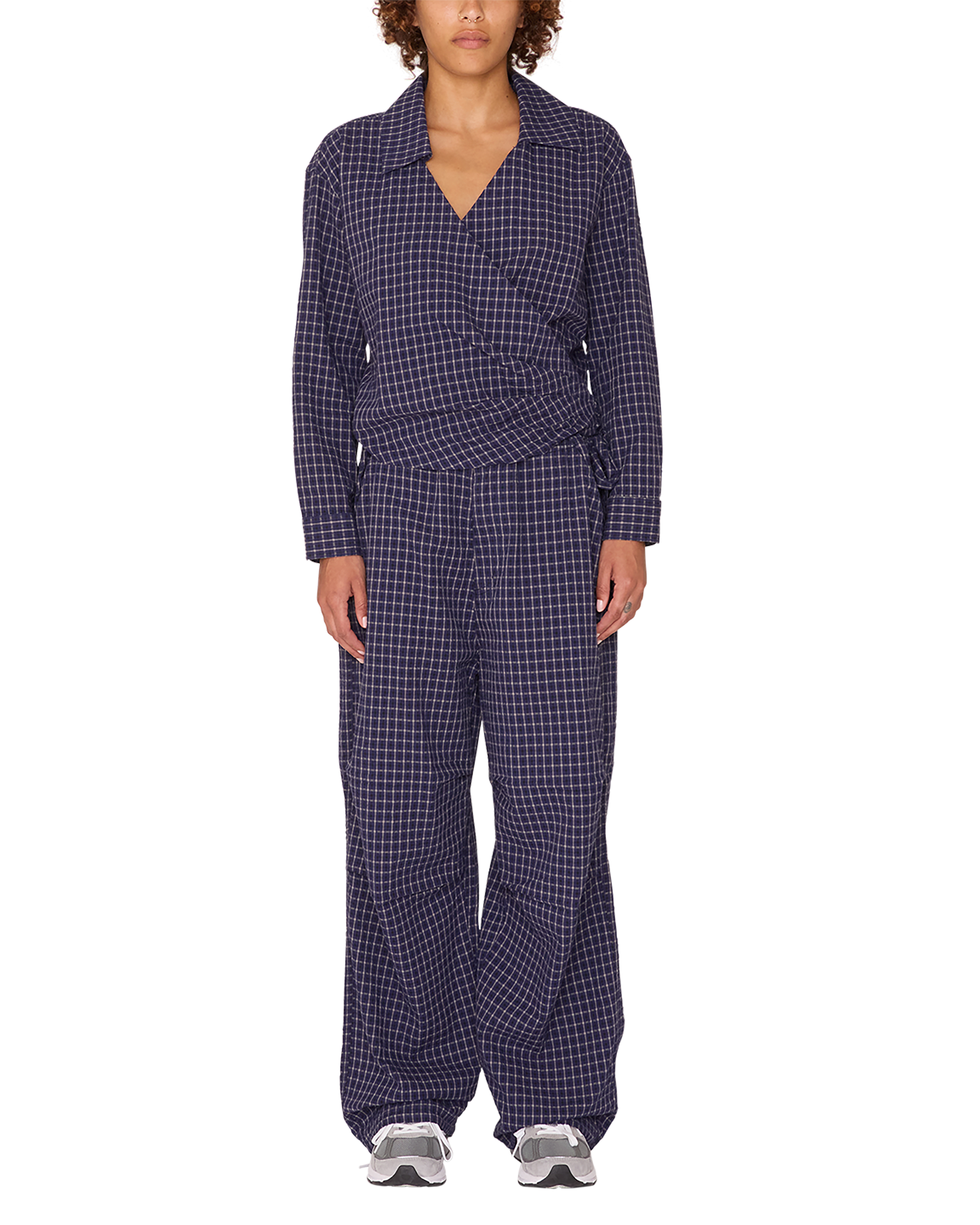 obey circa wrap shirt blue multi (zoomed)