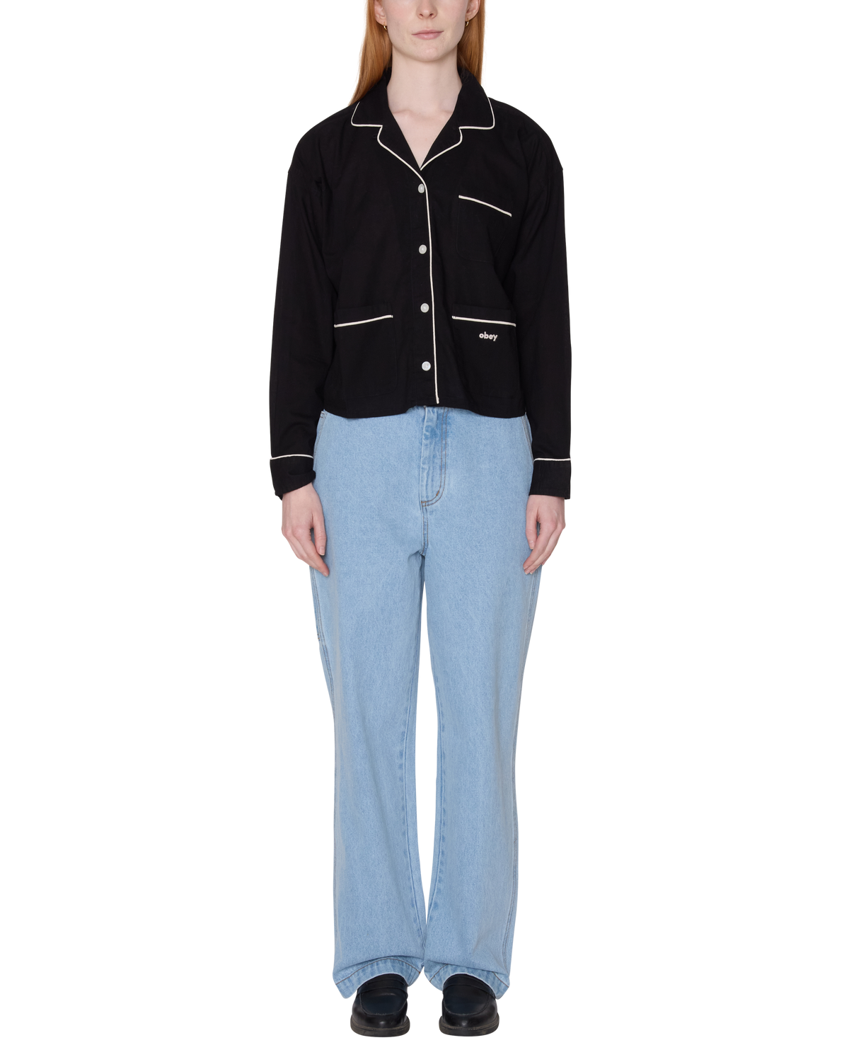 obey-marlowe-piping-shirt-black