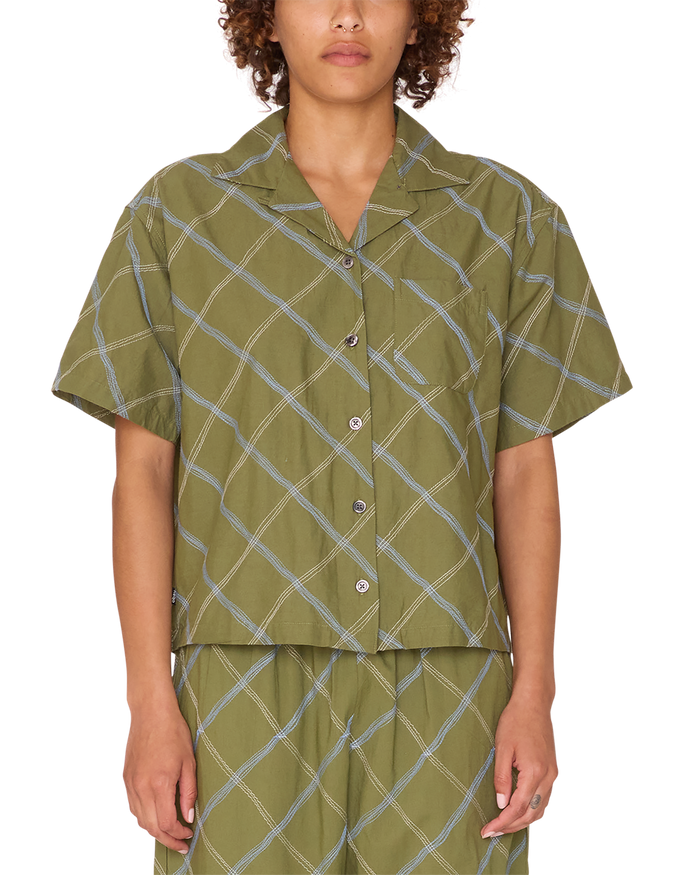 LILITH DIAMOND STITCH SS SHIRT