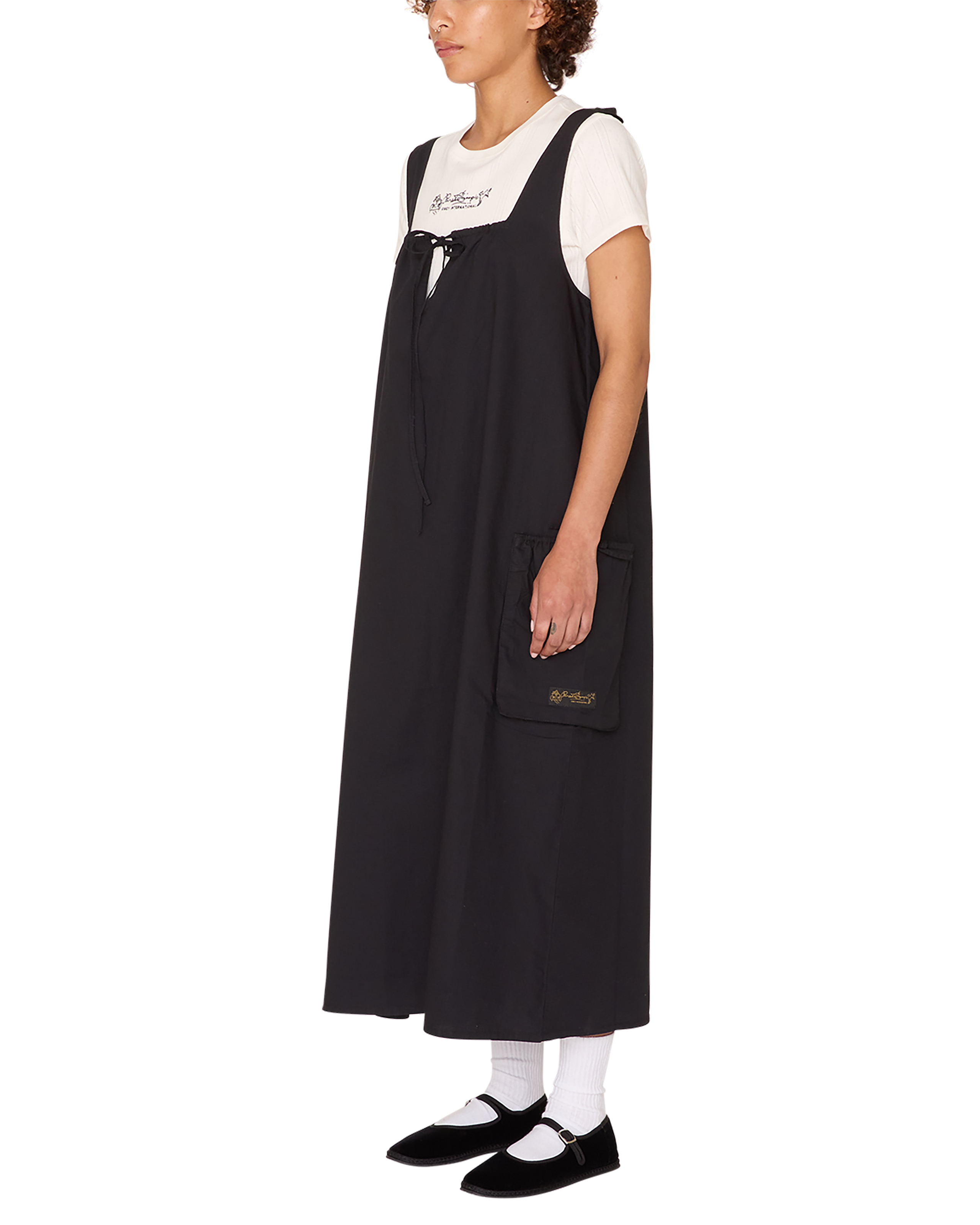 obey ceremony cinch dress digital black (zoomed)