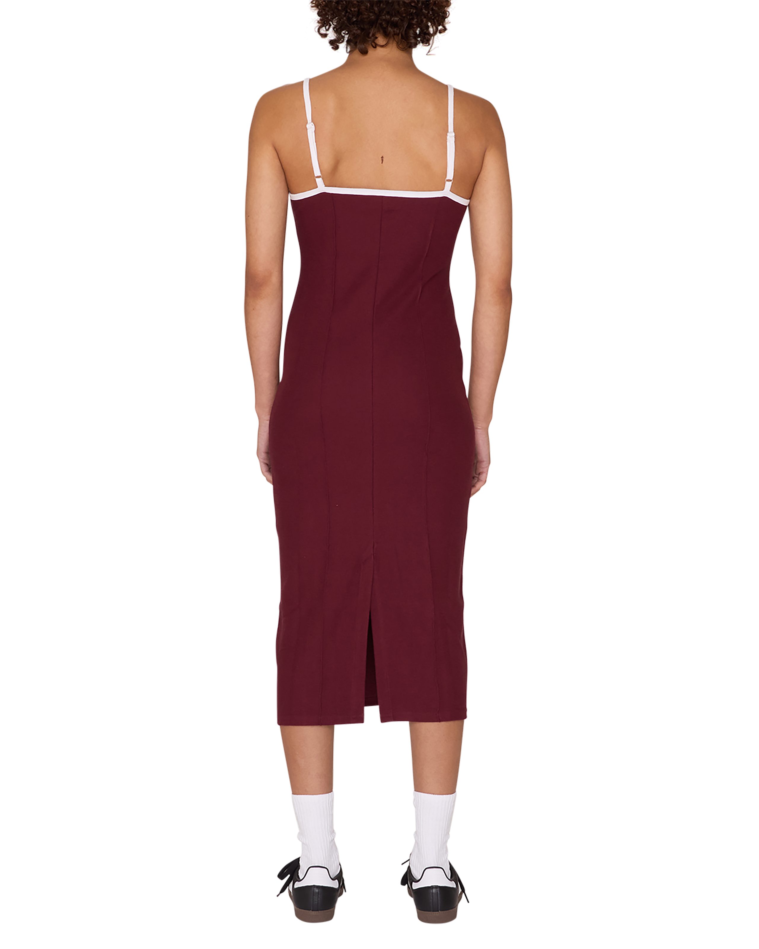obey sideline tank dress wine (zoomed)