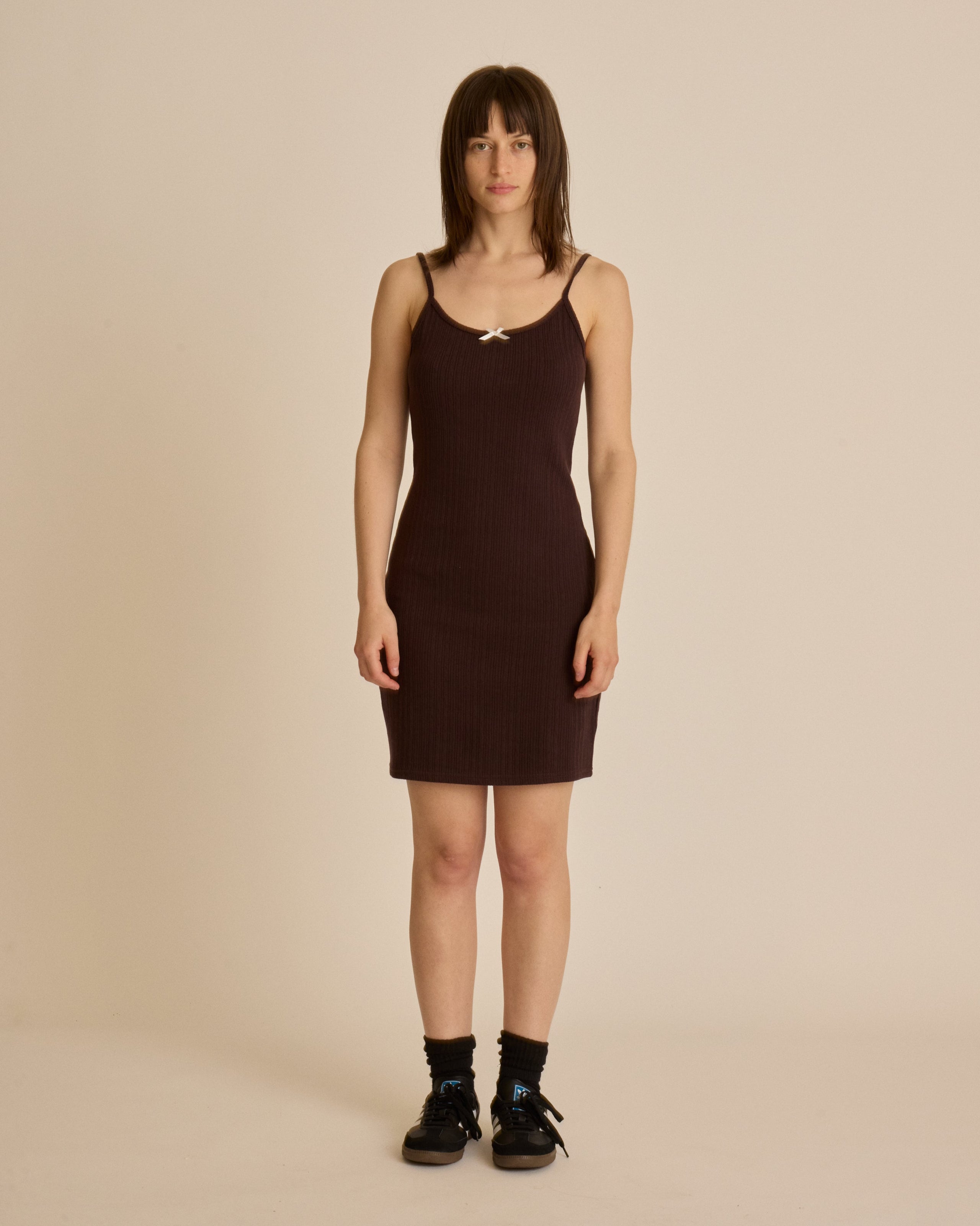 ADELAIDE POINTELLE TANK DRESS (zoomed)