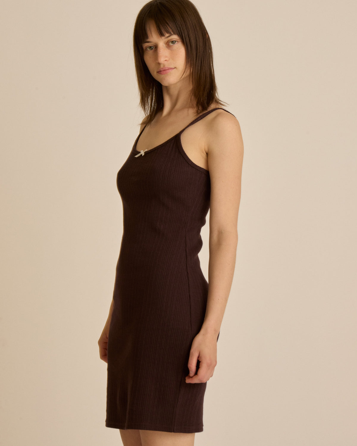 ADELAIDE POINTELLE TANK DRESS
