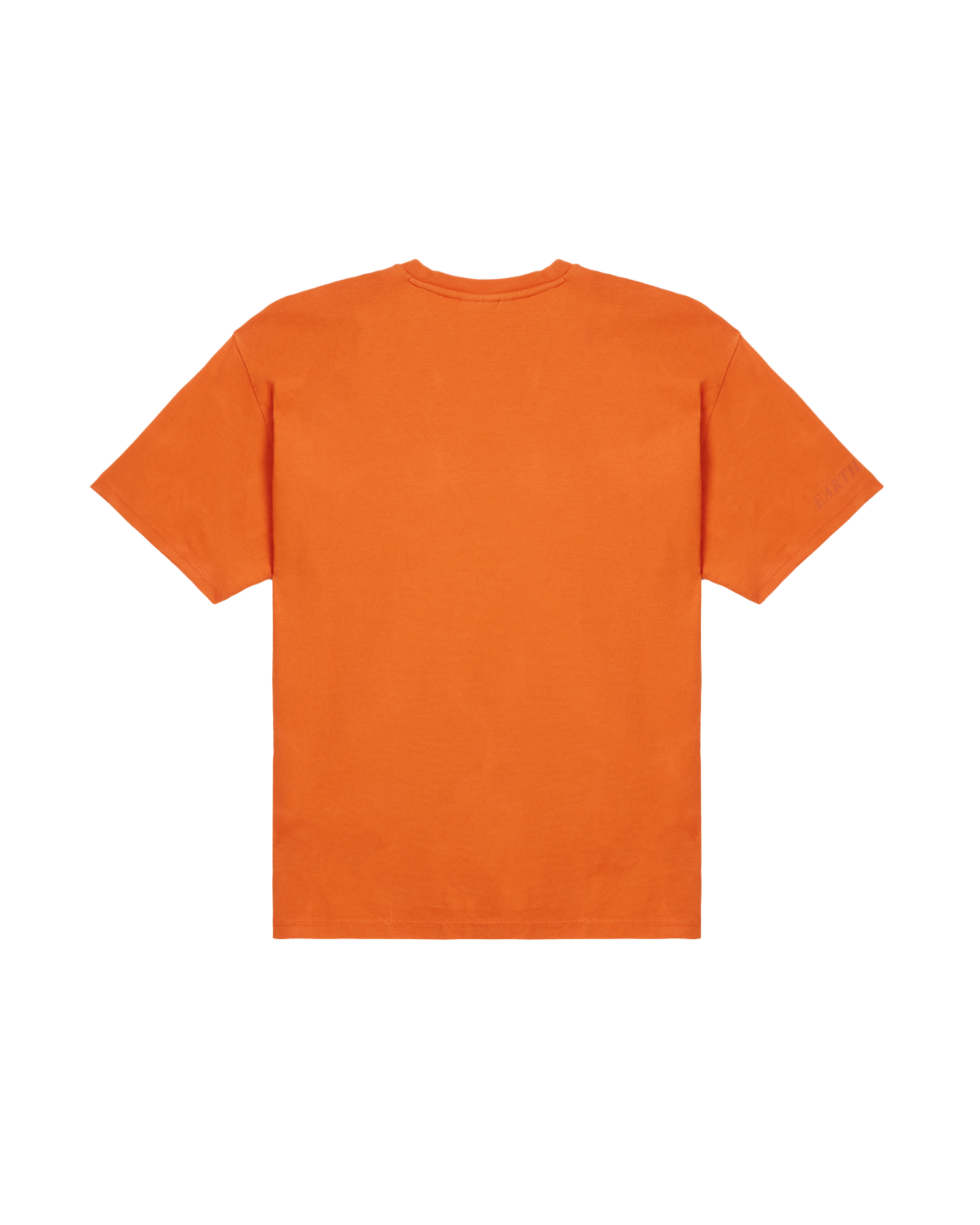 OBEY X NAPA T-SHIRT HEAVYWEIGHT T-SHIRT Orange Corroded (zoomed)