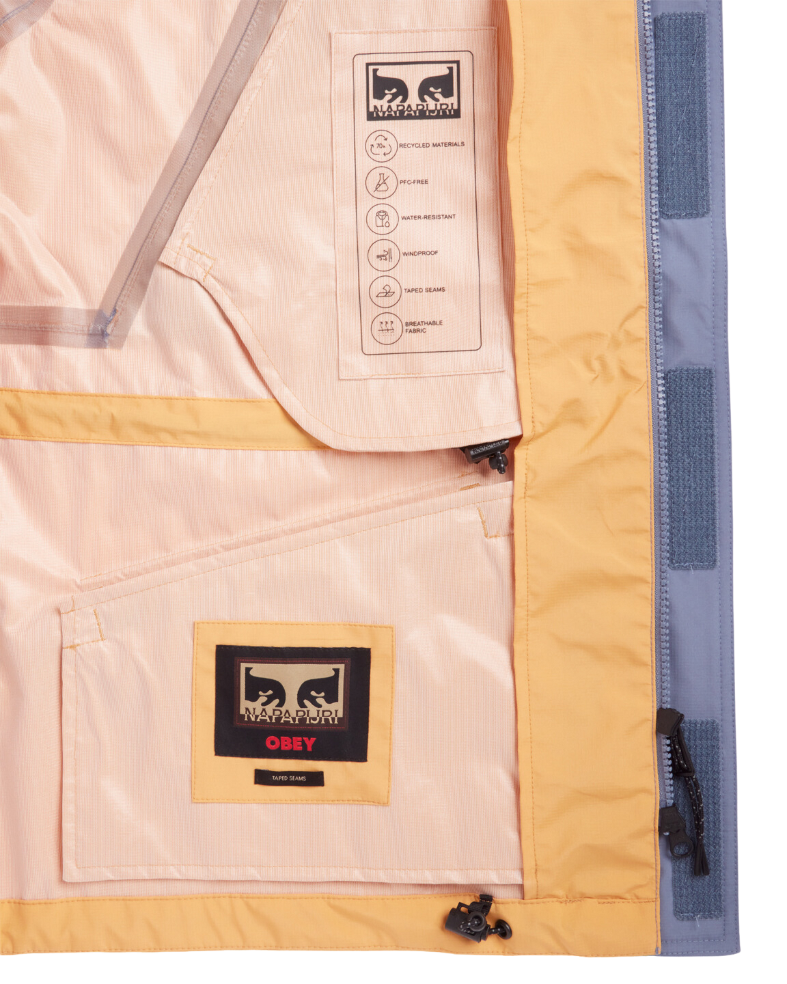 OBEY X NAPA EPOCH SHELL Beige Oak (zoomed)