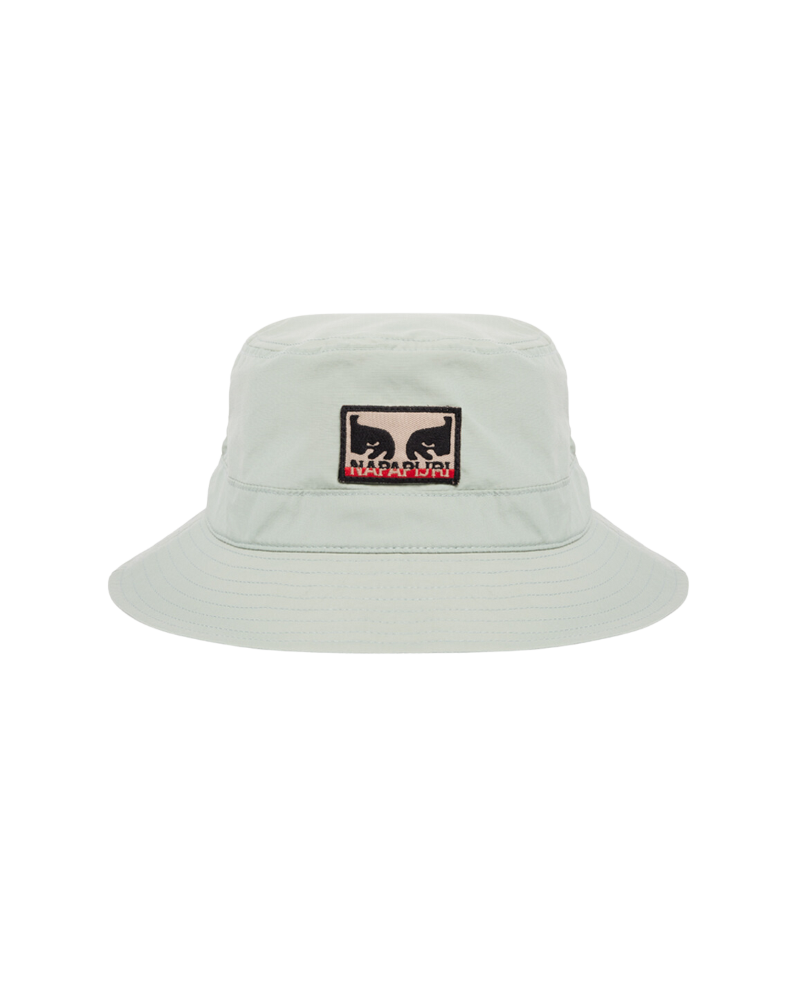 OBEY X NAPA BUCKET HAT Green Fairmont (zoomed)