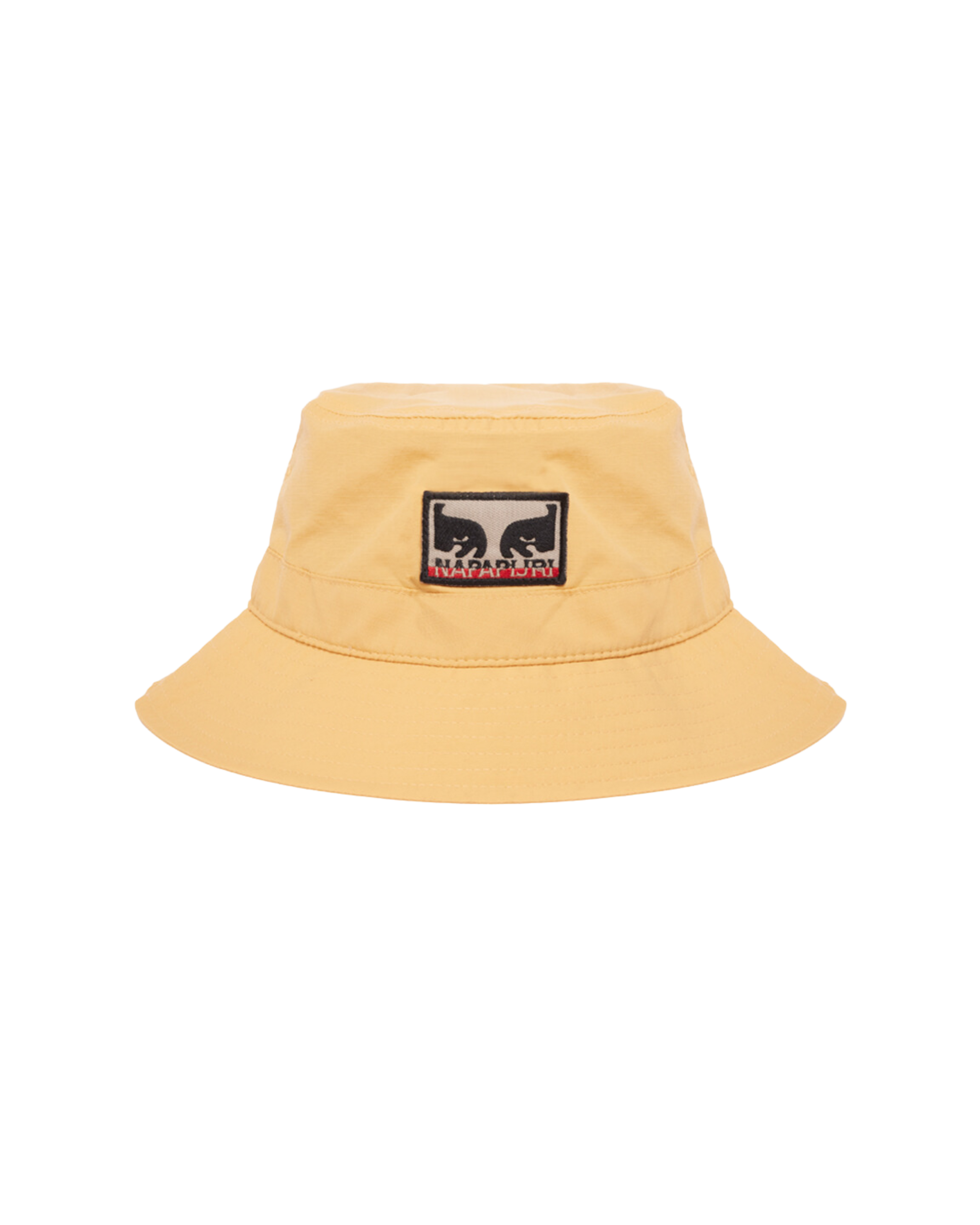OBEY X NAPA BUCKET HAT Beige Oak (zoomed)